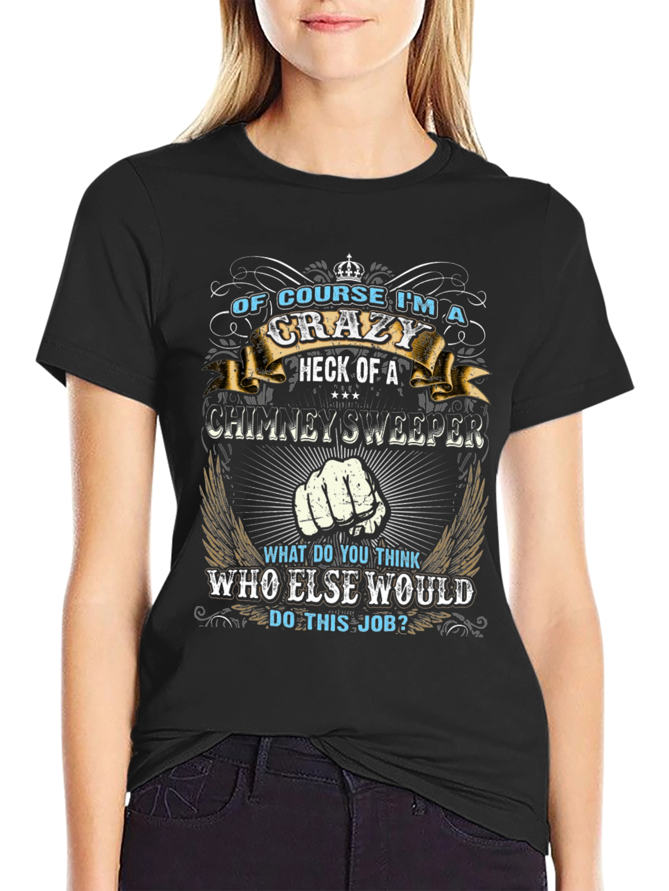 Crazy Chimney Sweeper Graphic T-Shirt