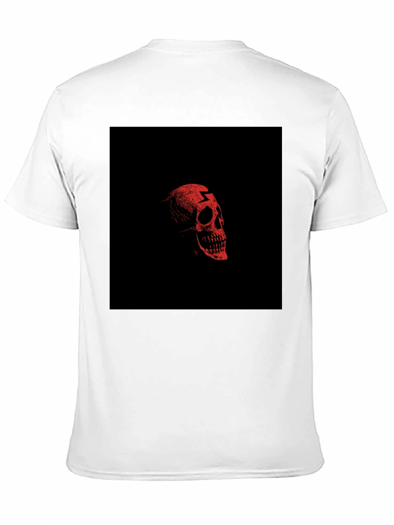 Edgy Skull Graphic Black T-Shirt for Men