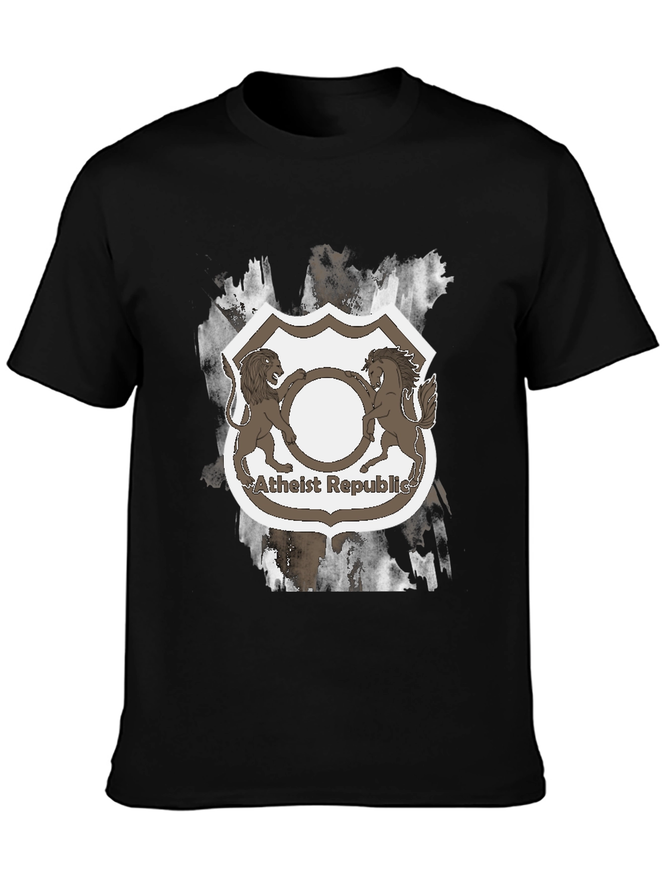 Atheist Republic Lion & Horse Crest Graphic Tee
