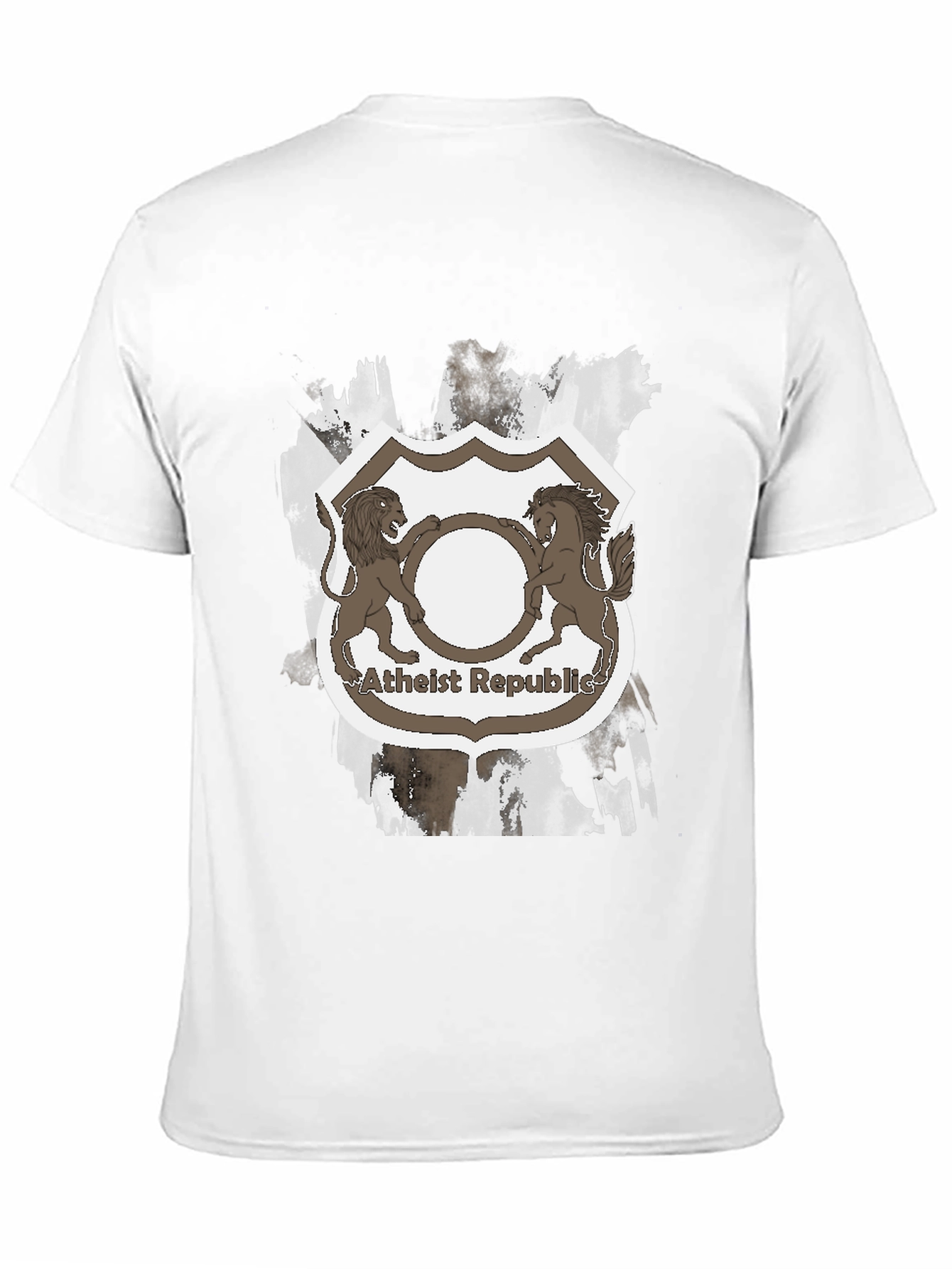 Atheist Republic Lion & Horse Crest Graphic Tee