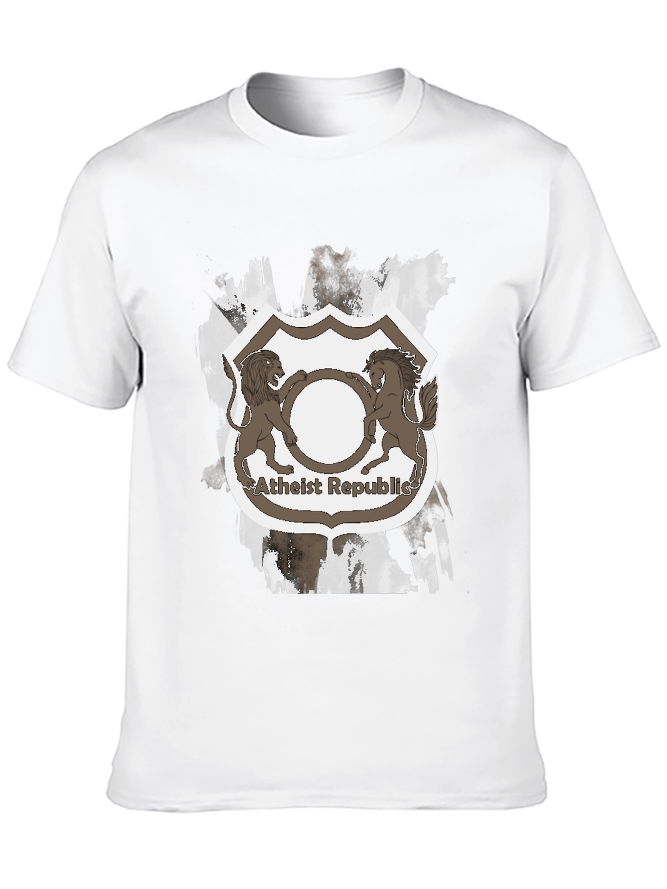 Atheist Republic Lion & Horse Crest Graphic Tee