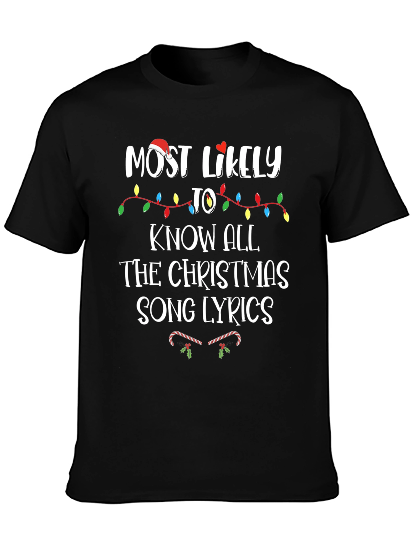 Funny Christmas Song Lyrics T-Shirt