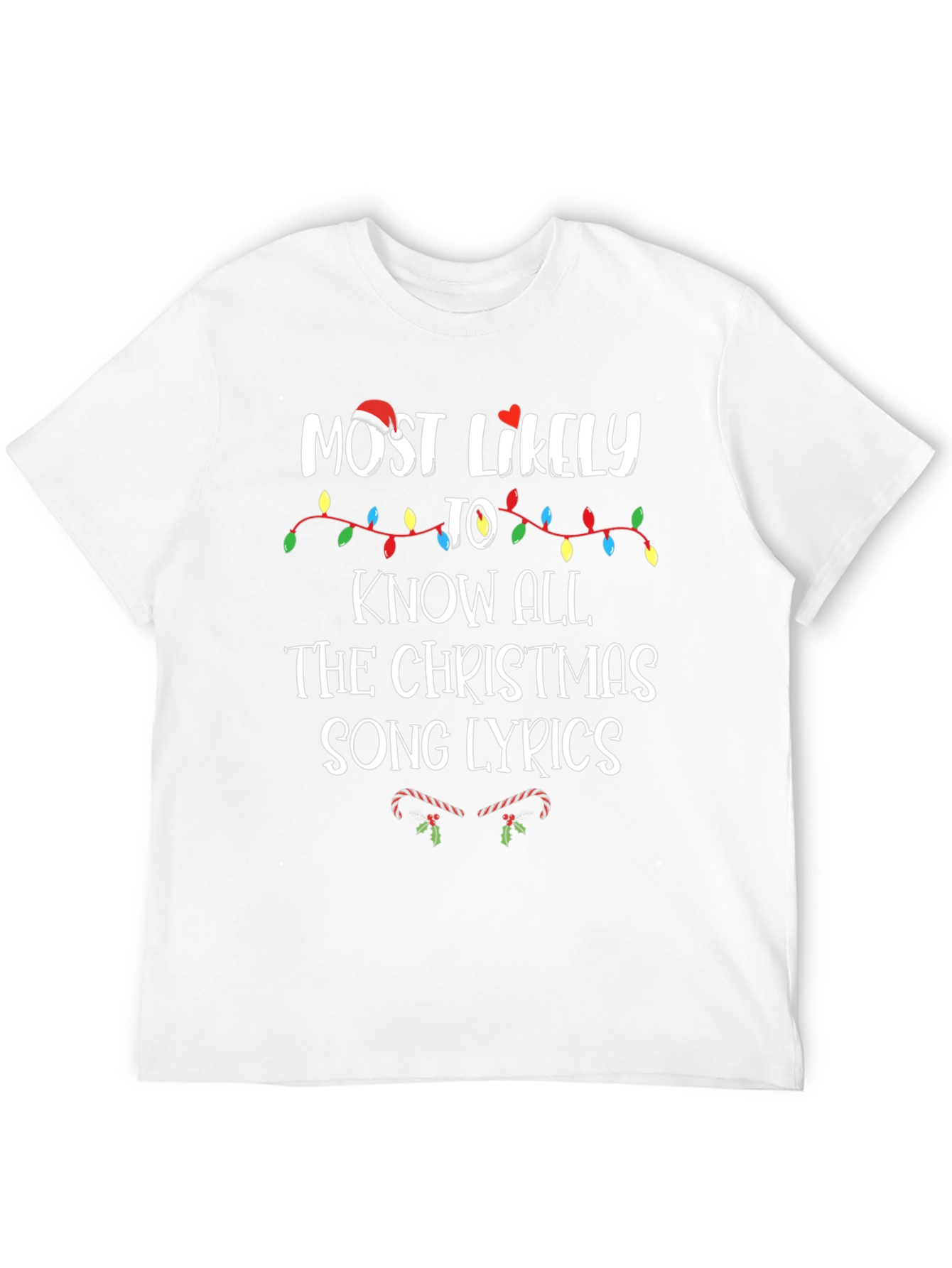 Funny Christmas Song Lyrics T-Shirt