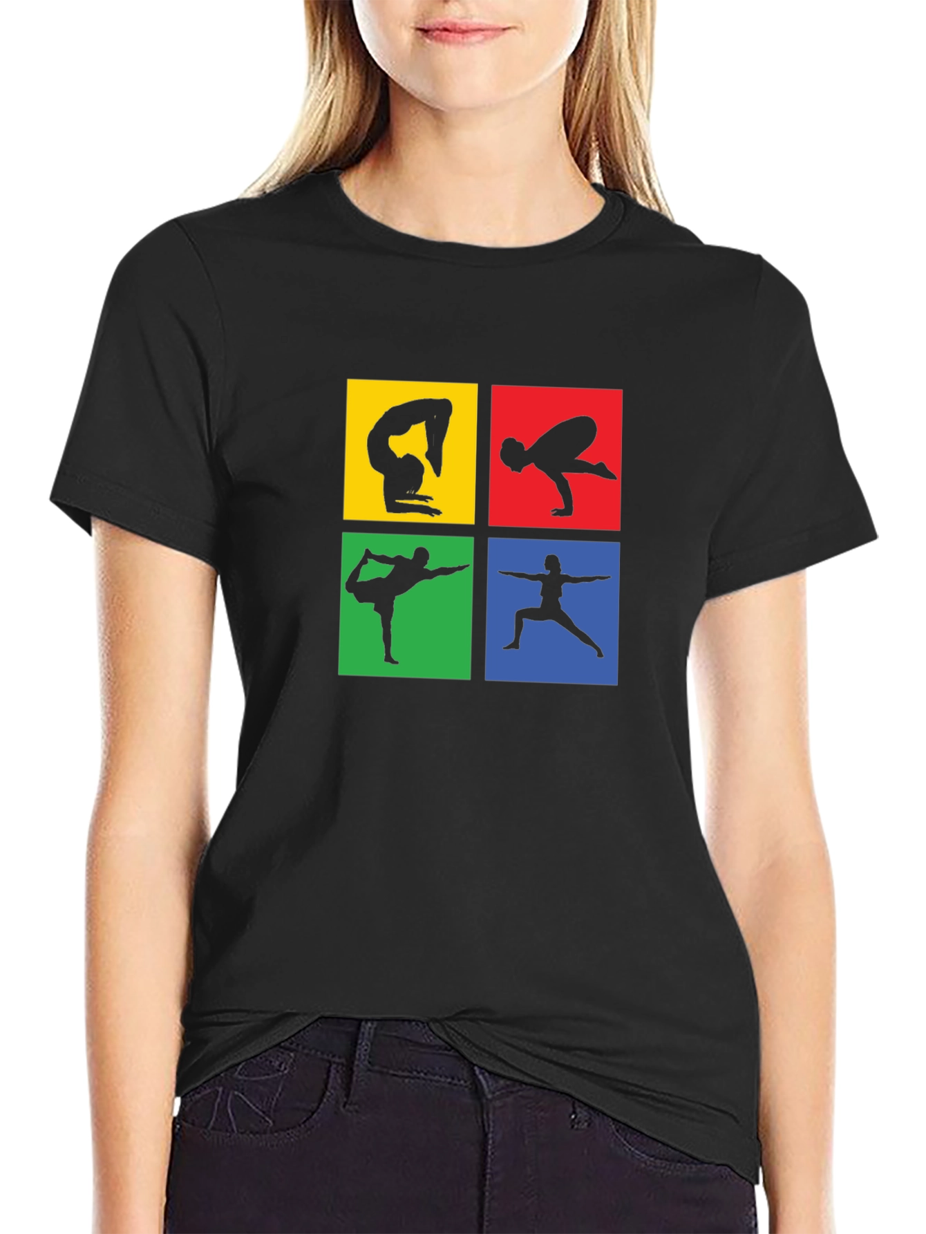 Yoga Pose Graphic T-Shirt