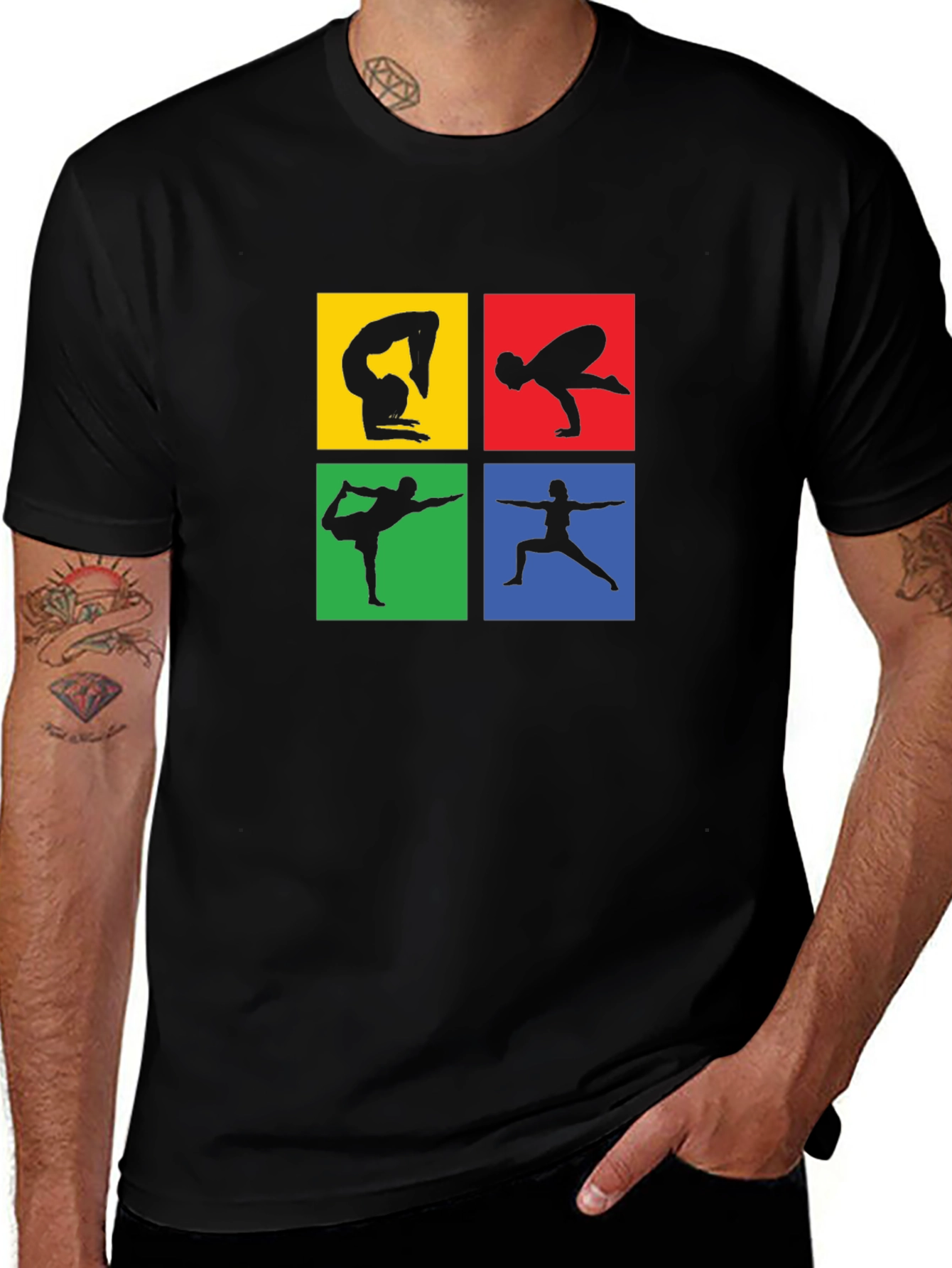 Yoga Pose Graphic T-Shirt