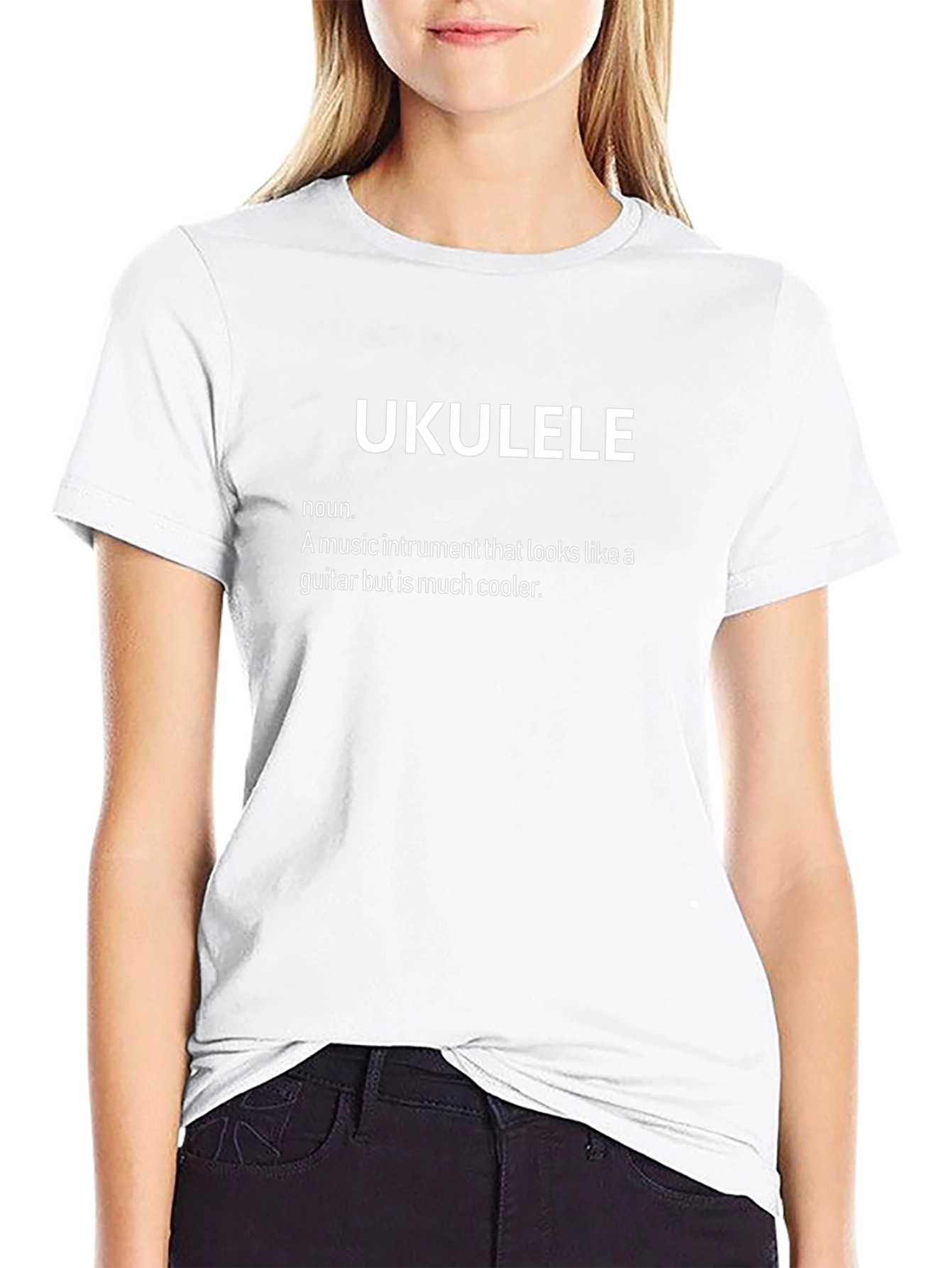 Ukulele Definition Graphic T-Shirt - Cool Music Instrument Tee