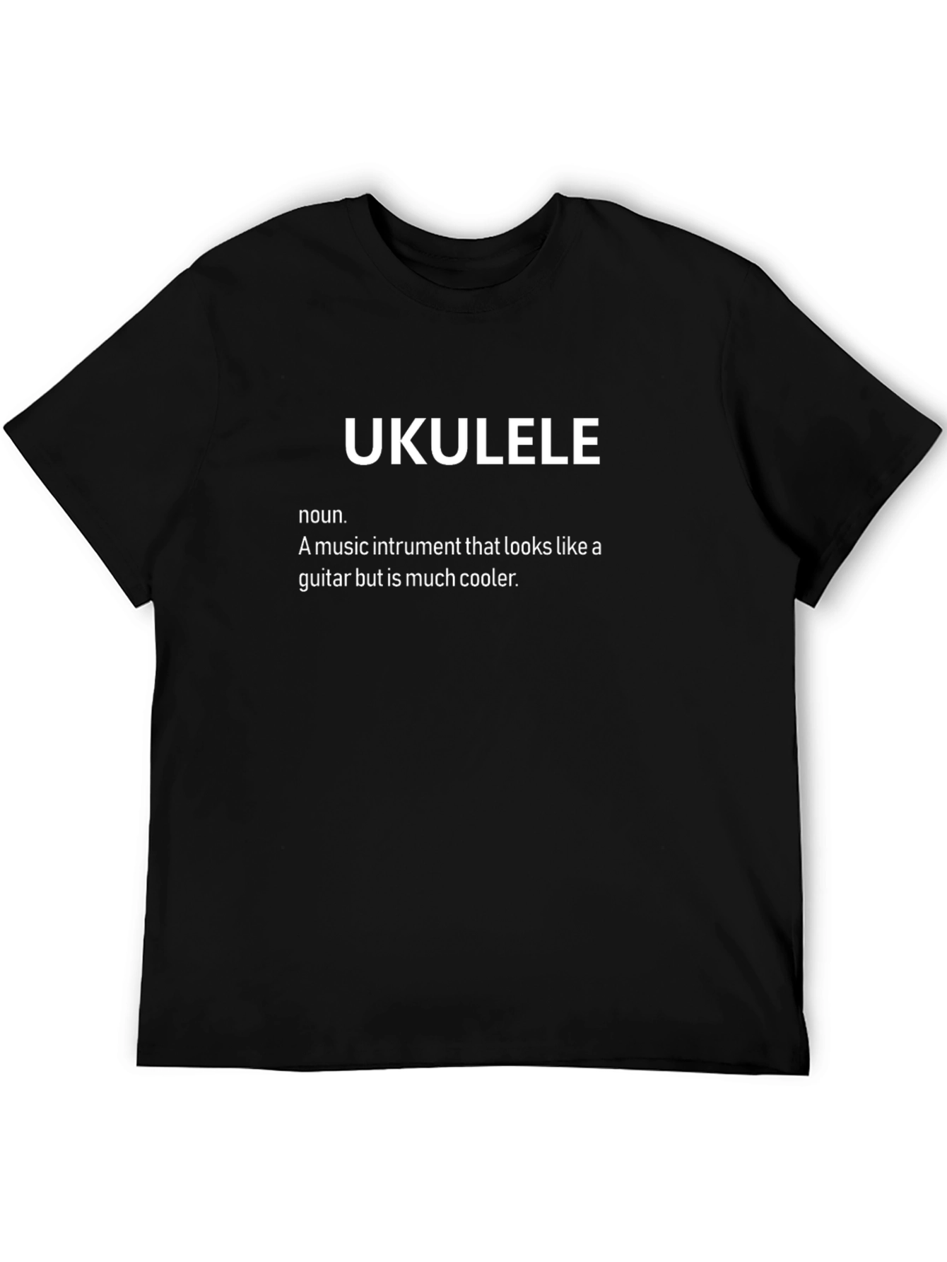 Ukulele Definition Graphic T-Shirt - Cool Music Instrument Tee