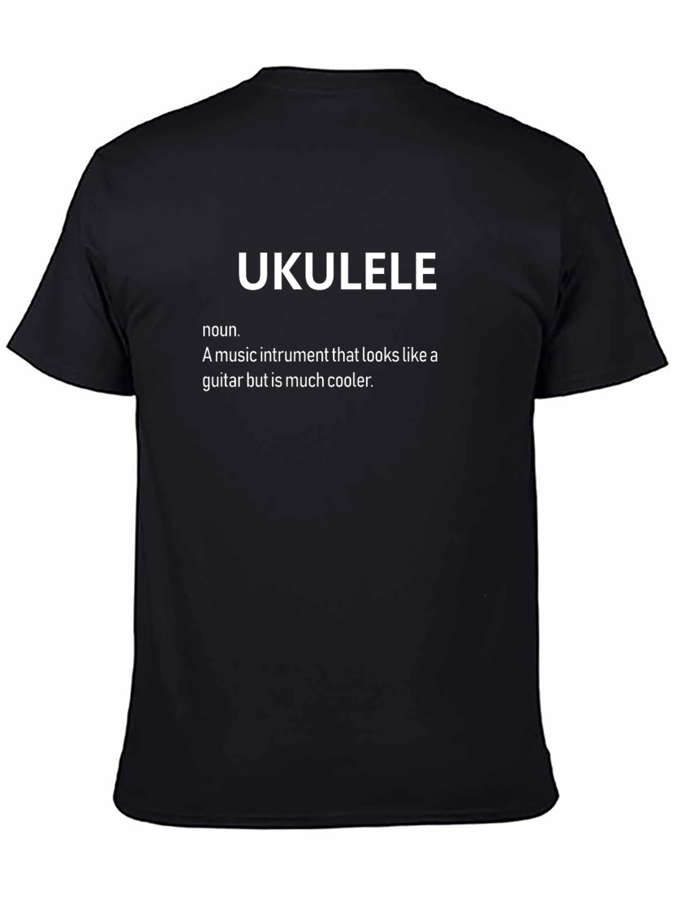Ukulele Definition Graphic T-Shirt - Cool Music Instrument Tee