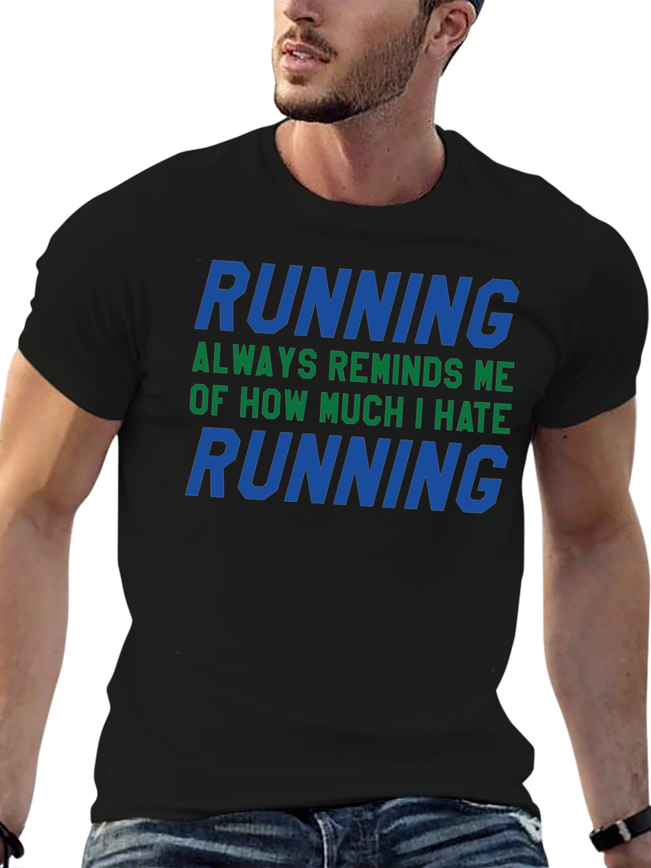 Funny Running Hater T-Shirt: I Hate Running!