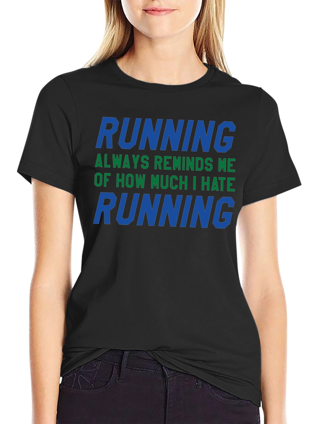Funny Running Hater T-Shirt: I Hate Running!