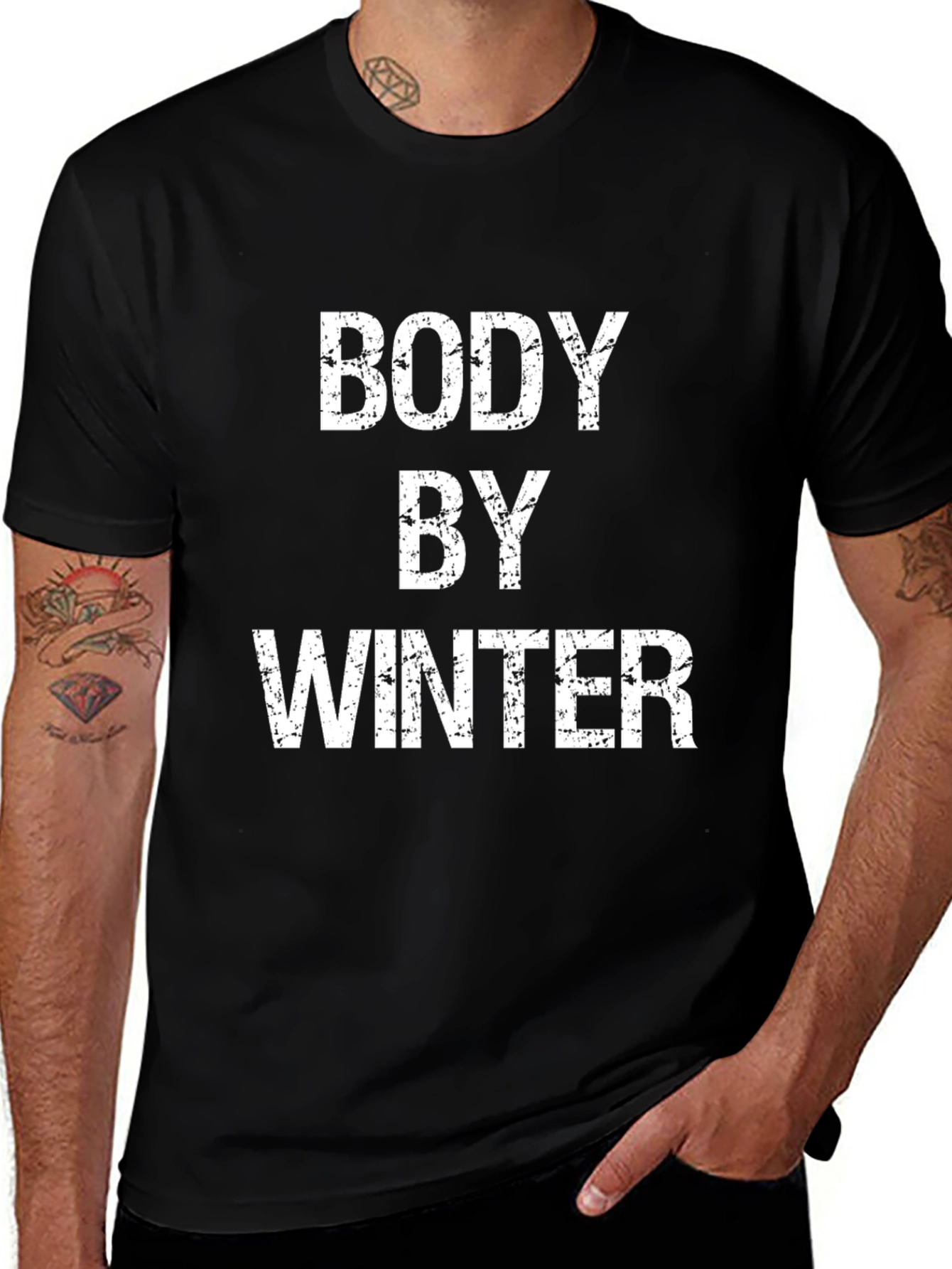 Body By Winter Graphic Tee - Black