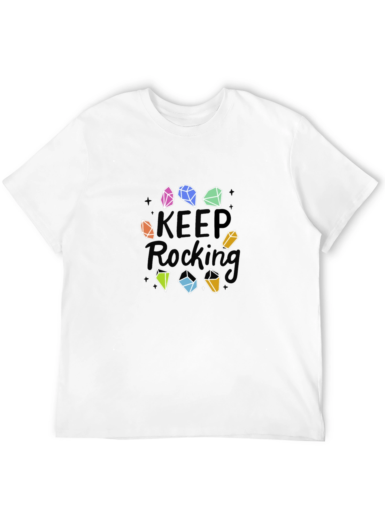 Keep Rocking Graphic Print T-Shirt