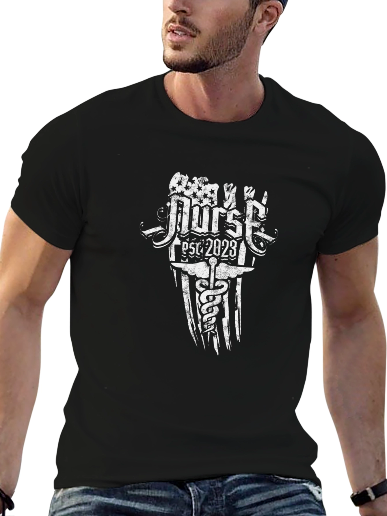 Nurse Est. 2023 Black T-Shirt