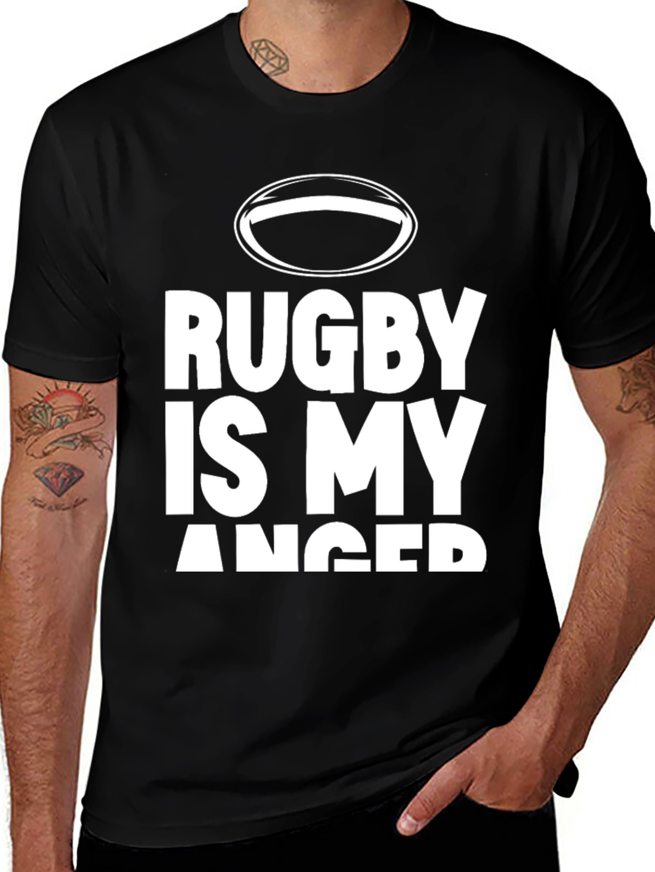 Rugby Is My Angered T-Shirt Sport Tee