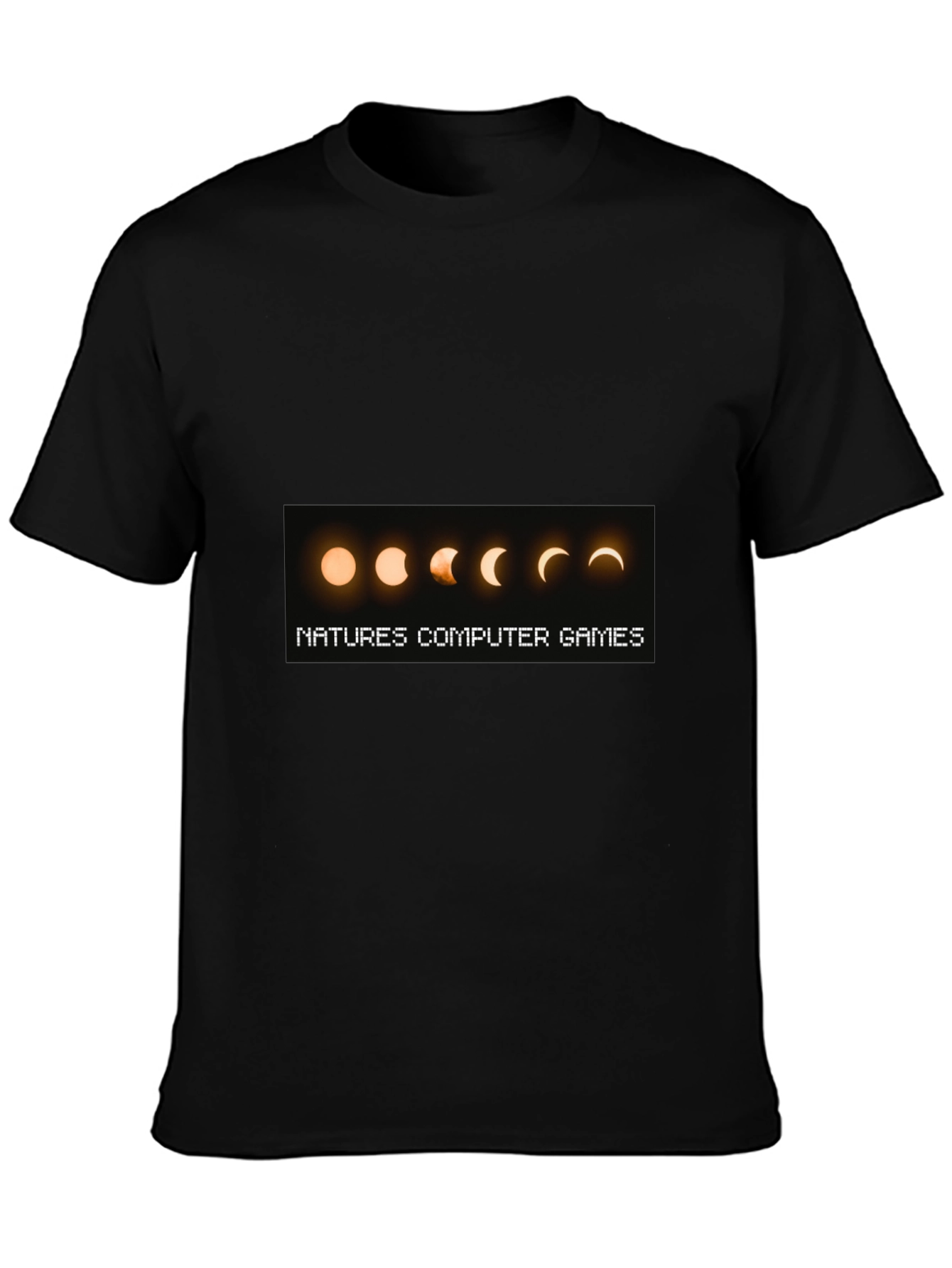 Natures Computer Games Black T-Shirt