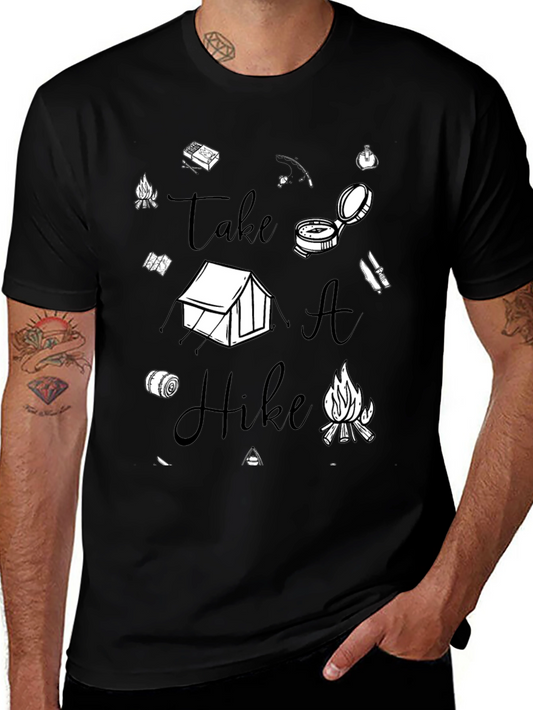 Take A Hike Graphic T-Shirt - Black