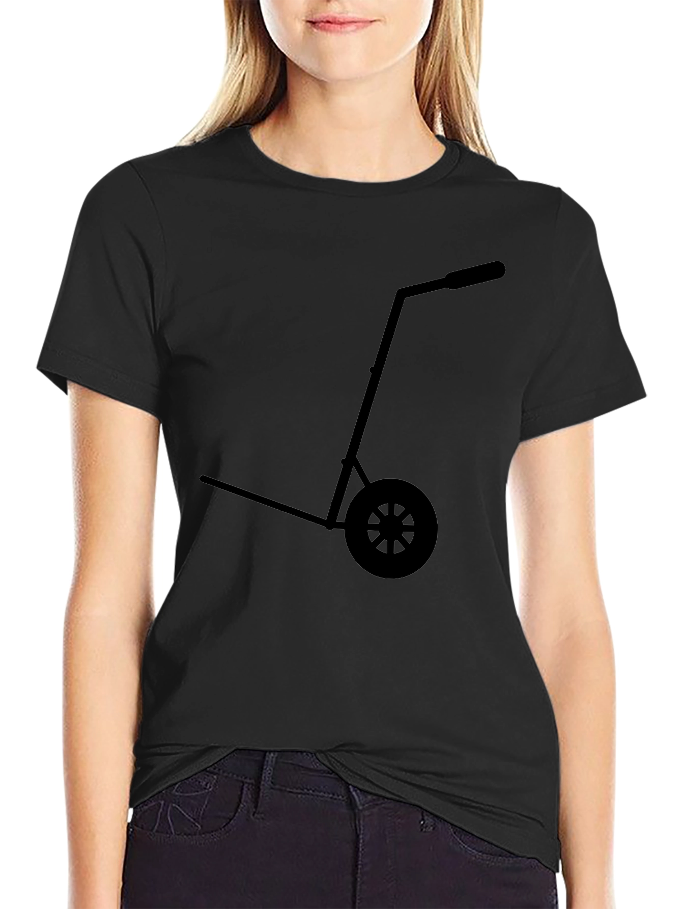 Novelty Hand Truck T-Shirt - Black Graphic Tee
