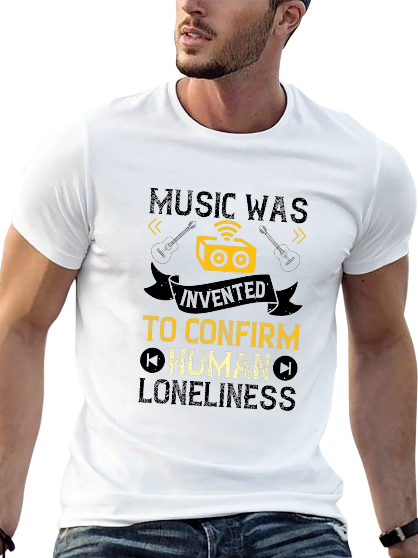 Music Human Loneliness Graphic Tee