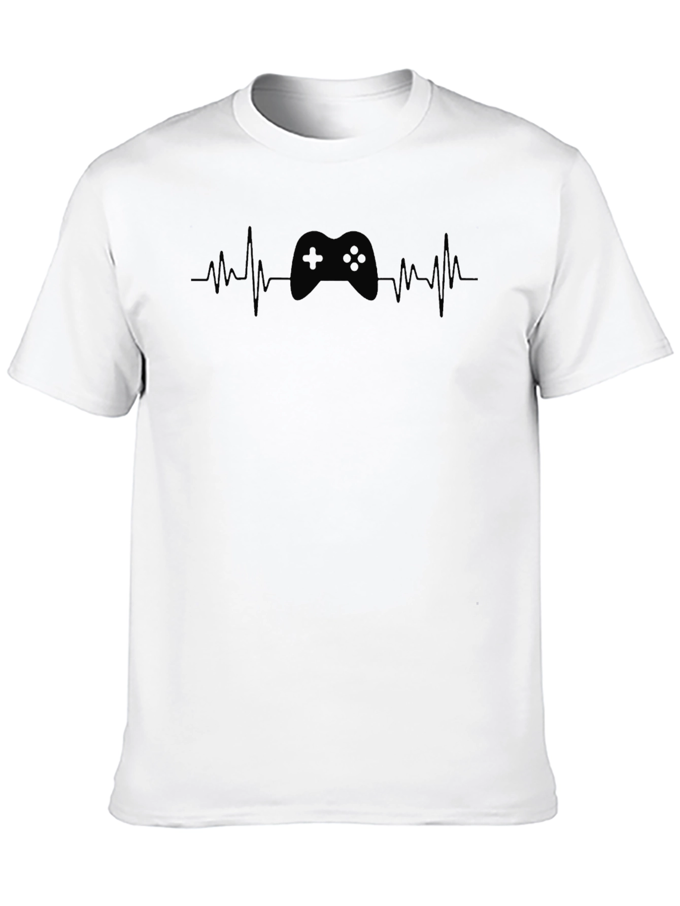 Gamer Heartbeat T-Shirt - Controller Graphic Tee