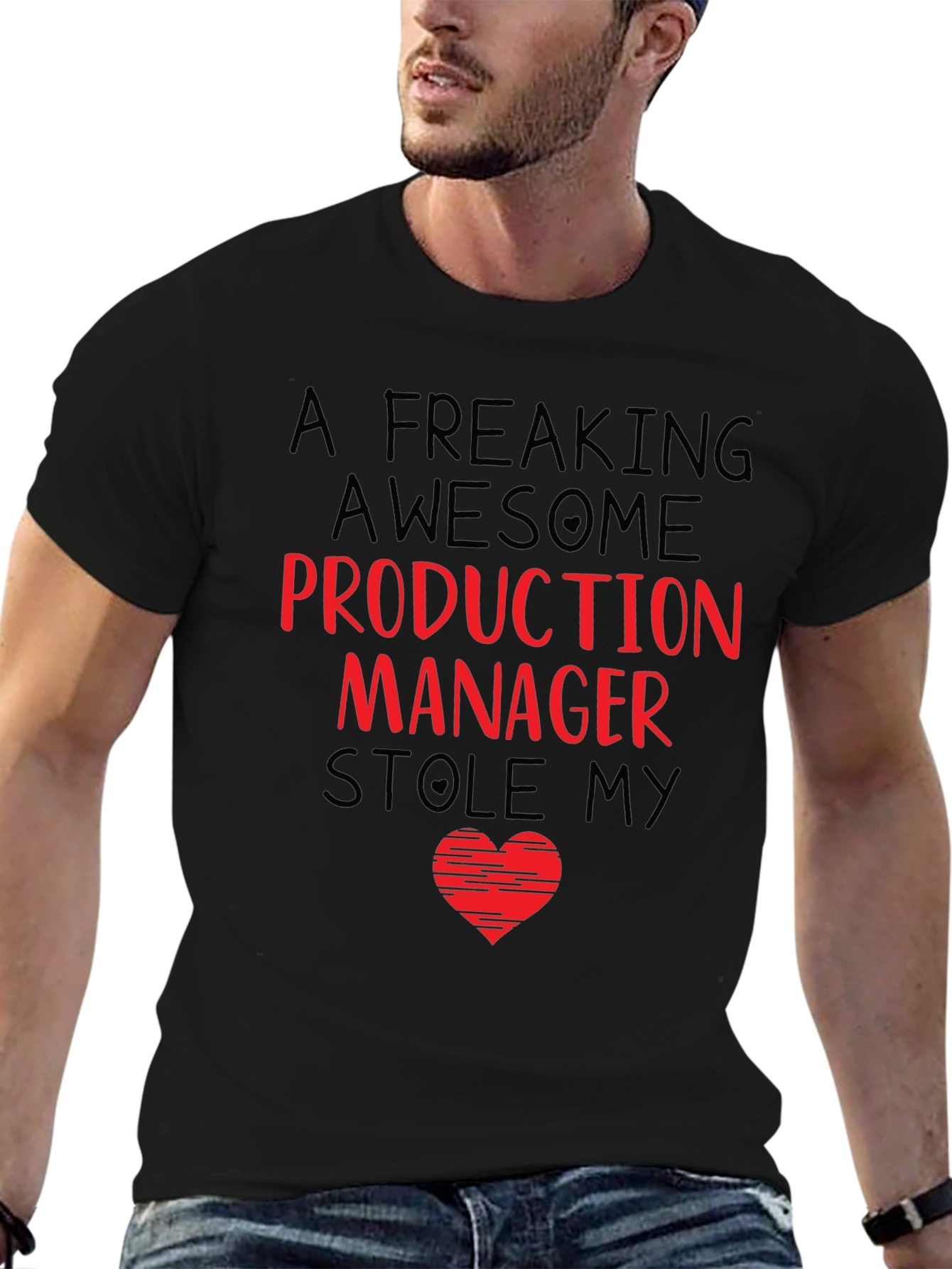 Production Manager Stole My Heart T-Shirt