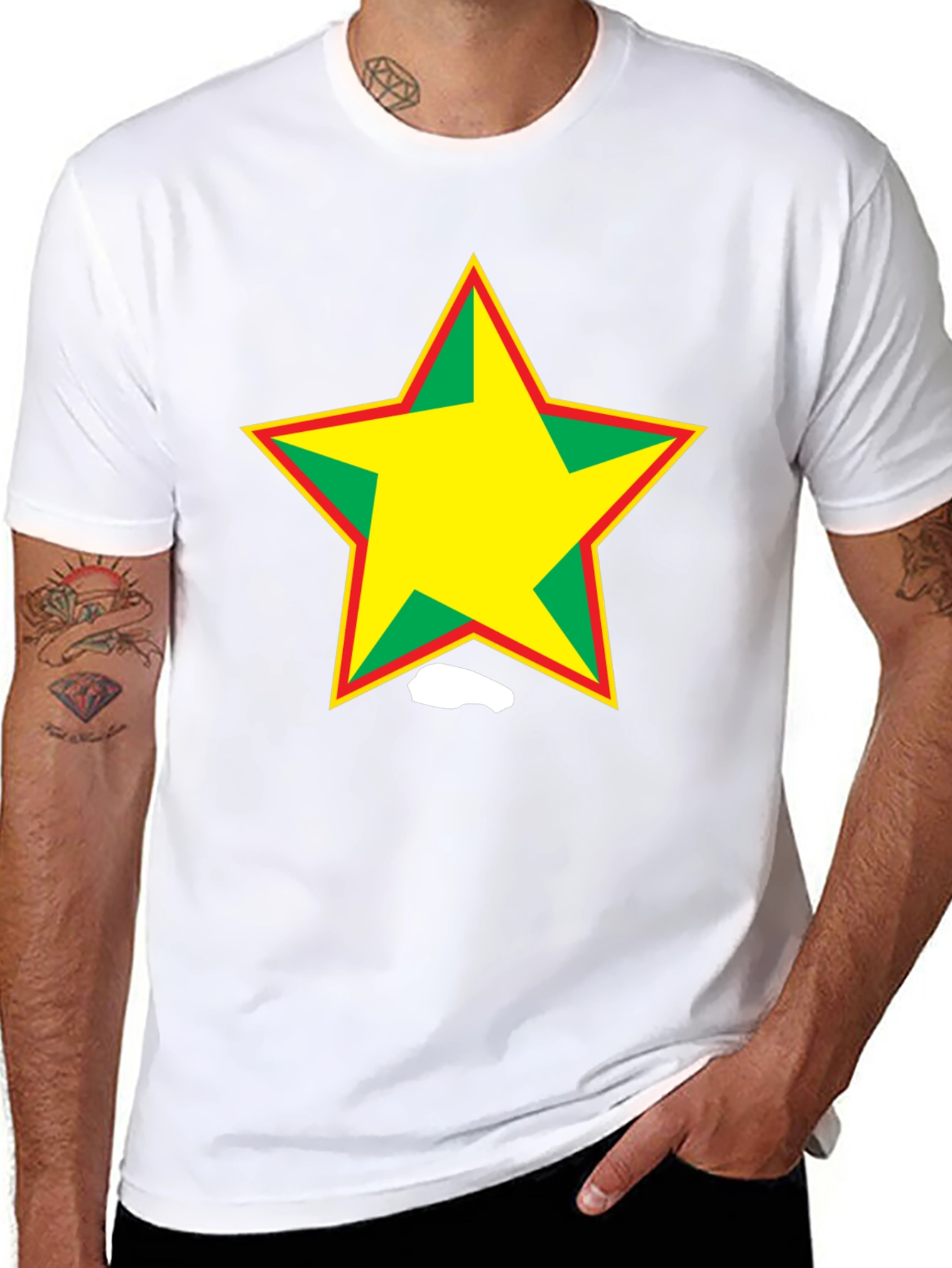 Star Graphic Black T-Shirt