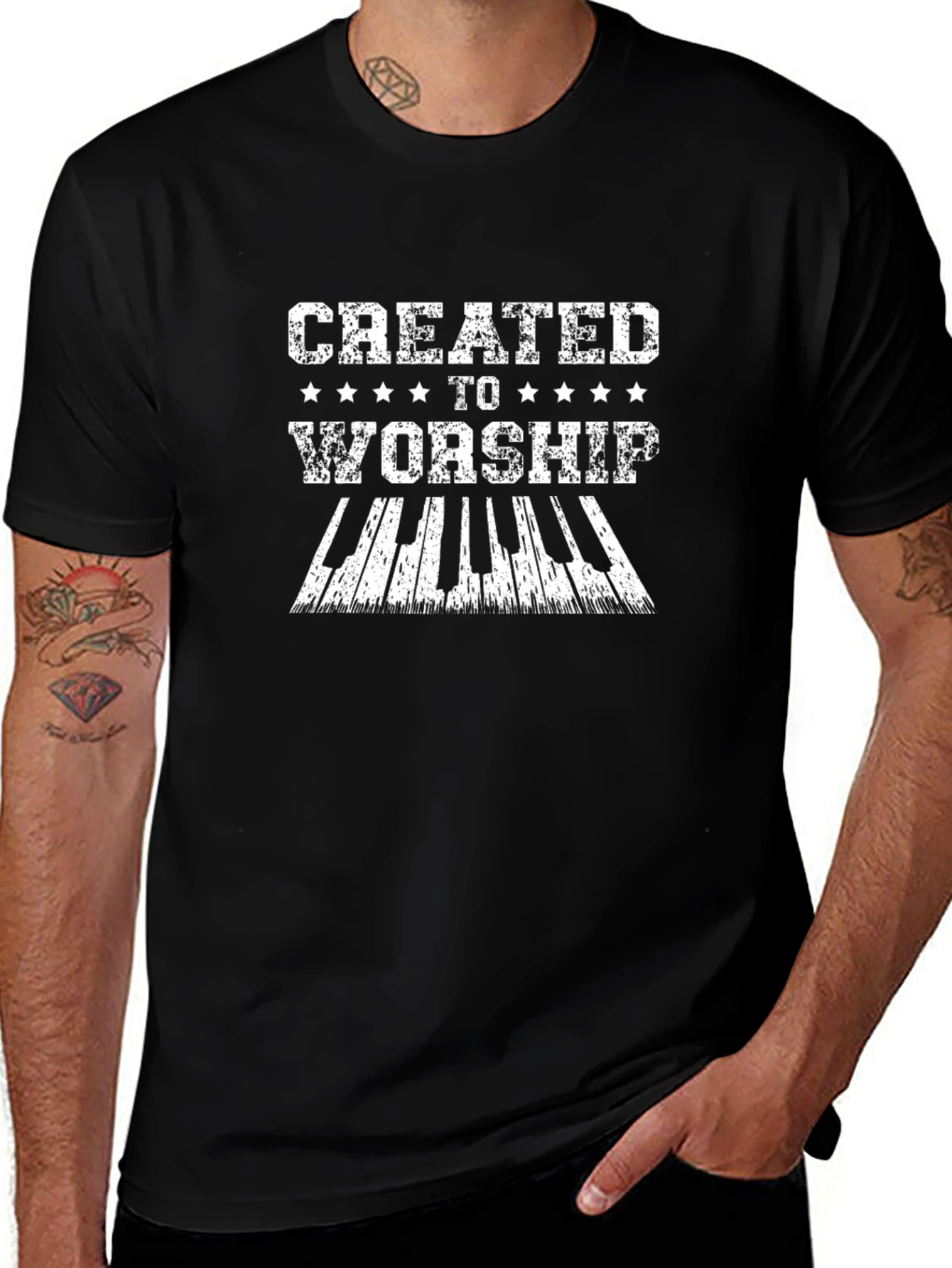 Created to Worship Piano T-Shirt