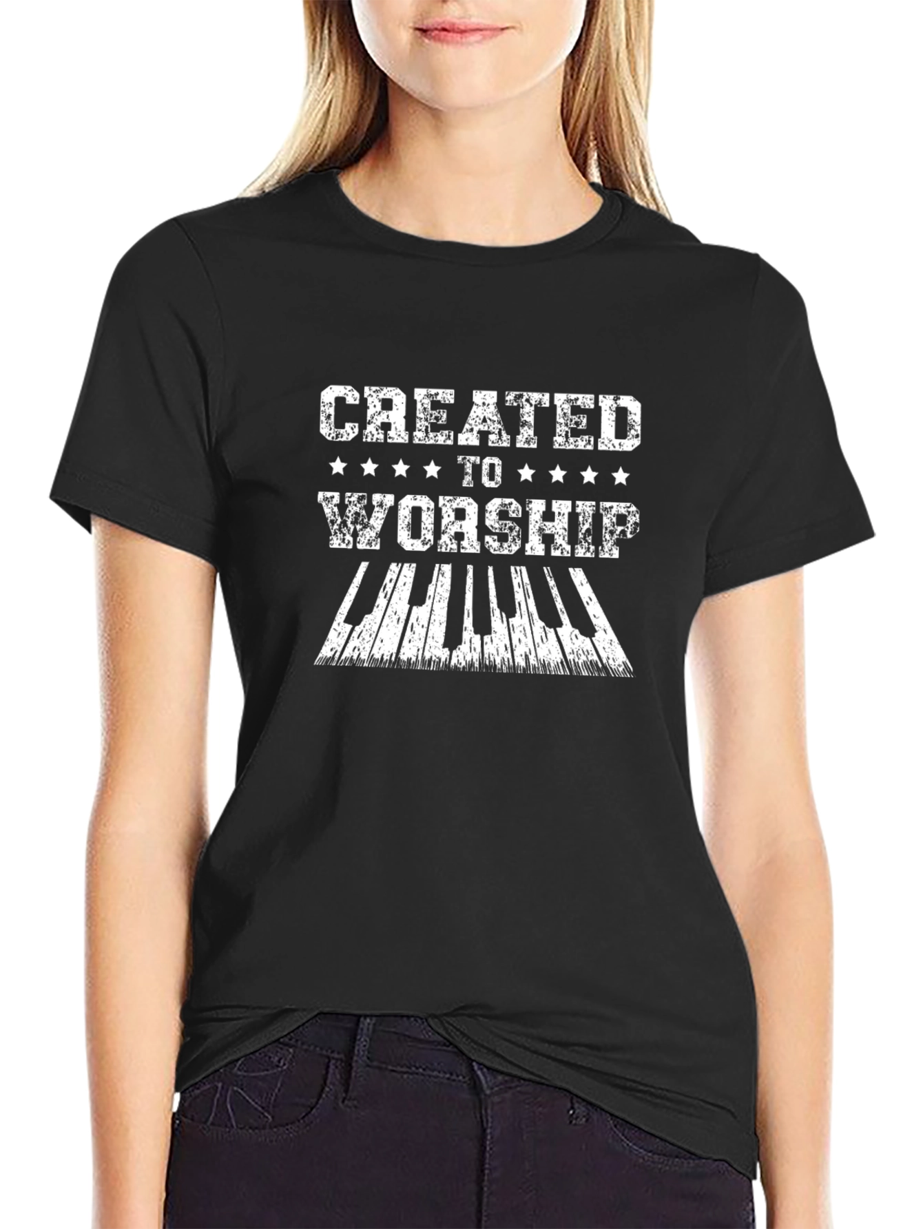 Created to Worship Piano T-Shirt