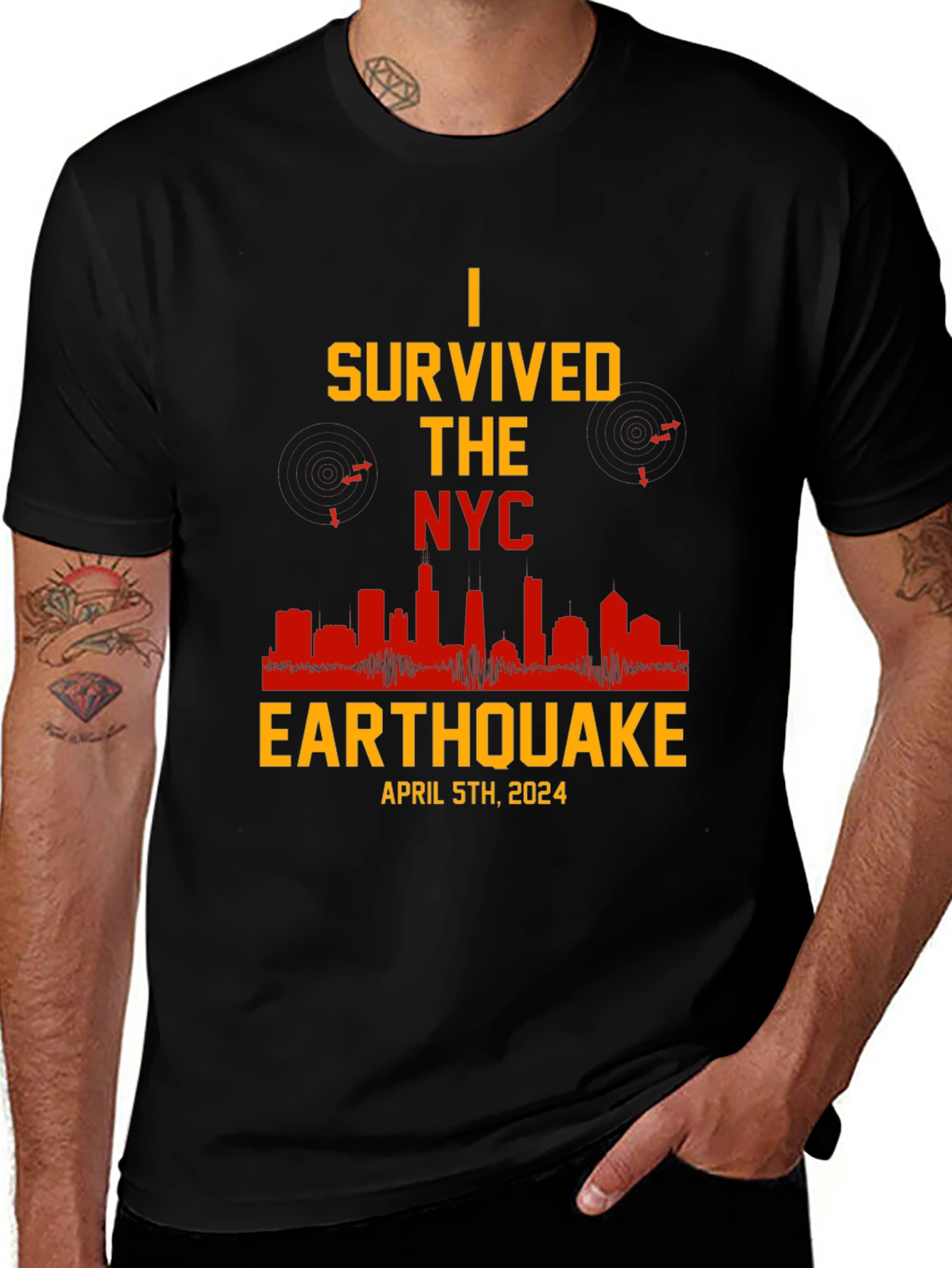 I Survived the NYC Earthquake T-Shirt