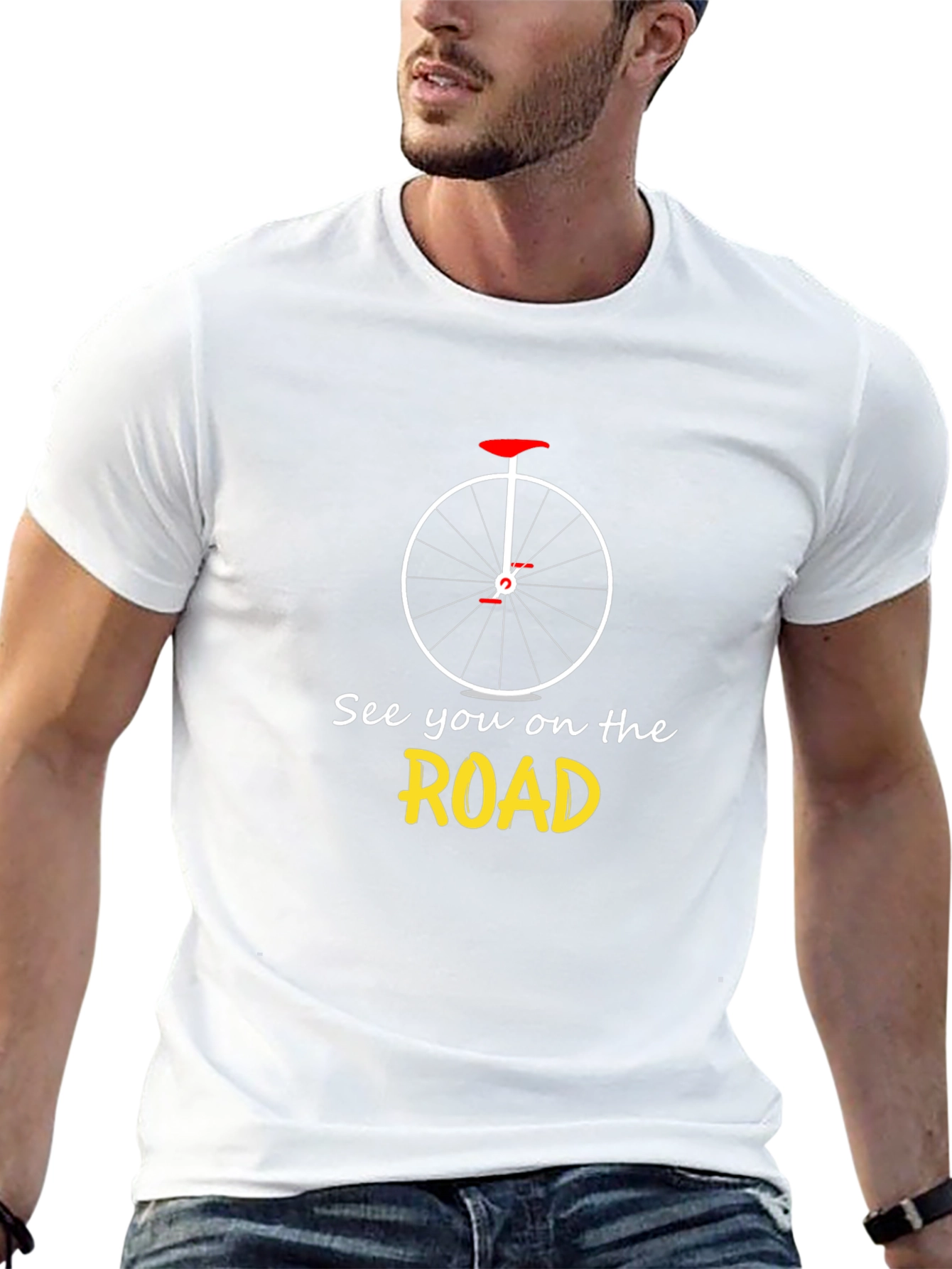 Unicycle Road Trip Graphic Tee
