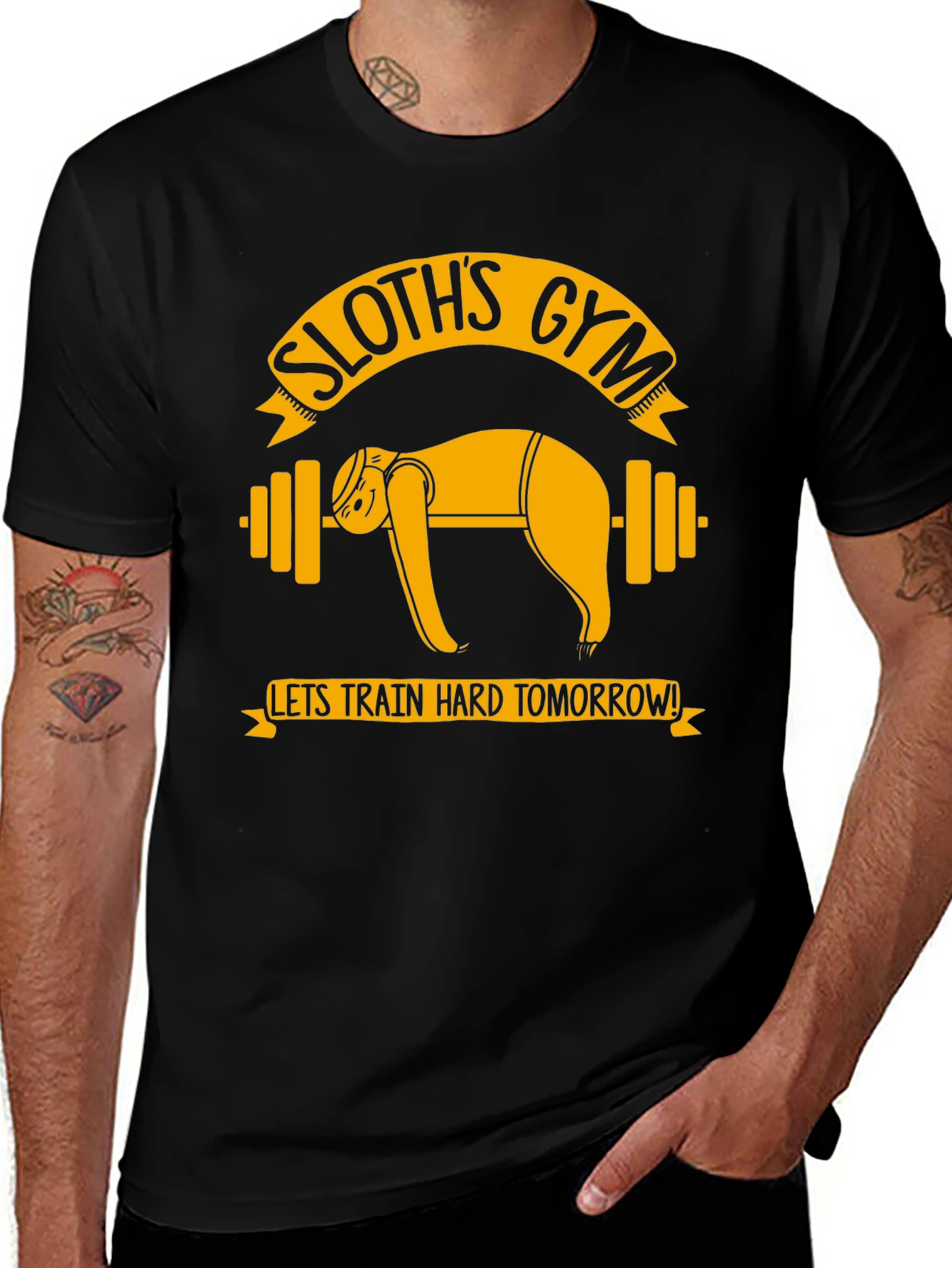 Sloths Gym T-Shirt - Funny Workout Tee