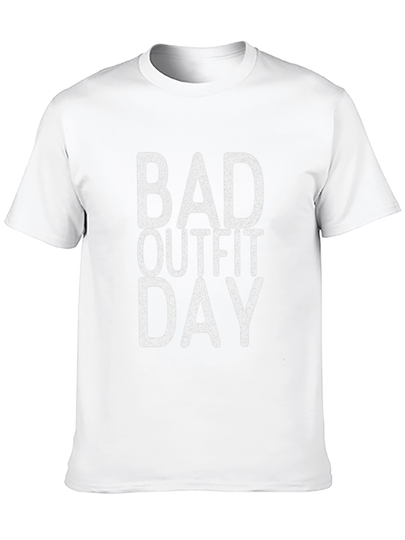 Bad Outfit Day Black Graphic T-Shirt