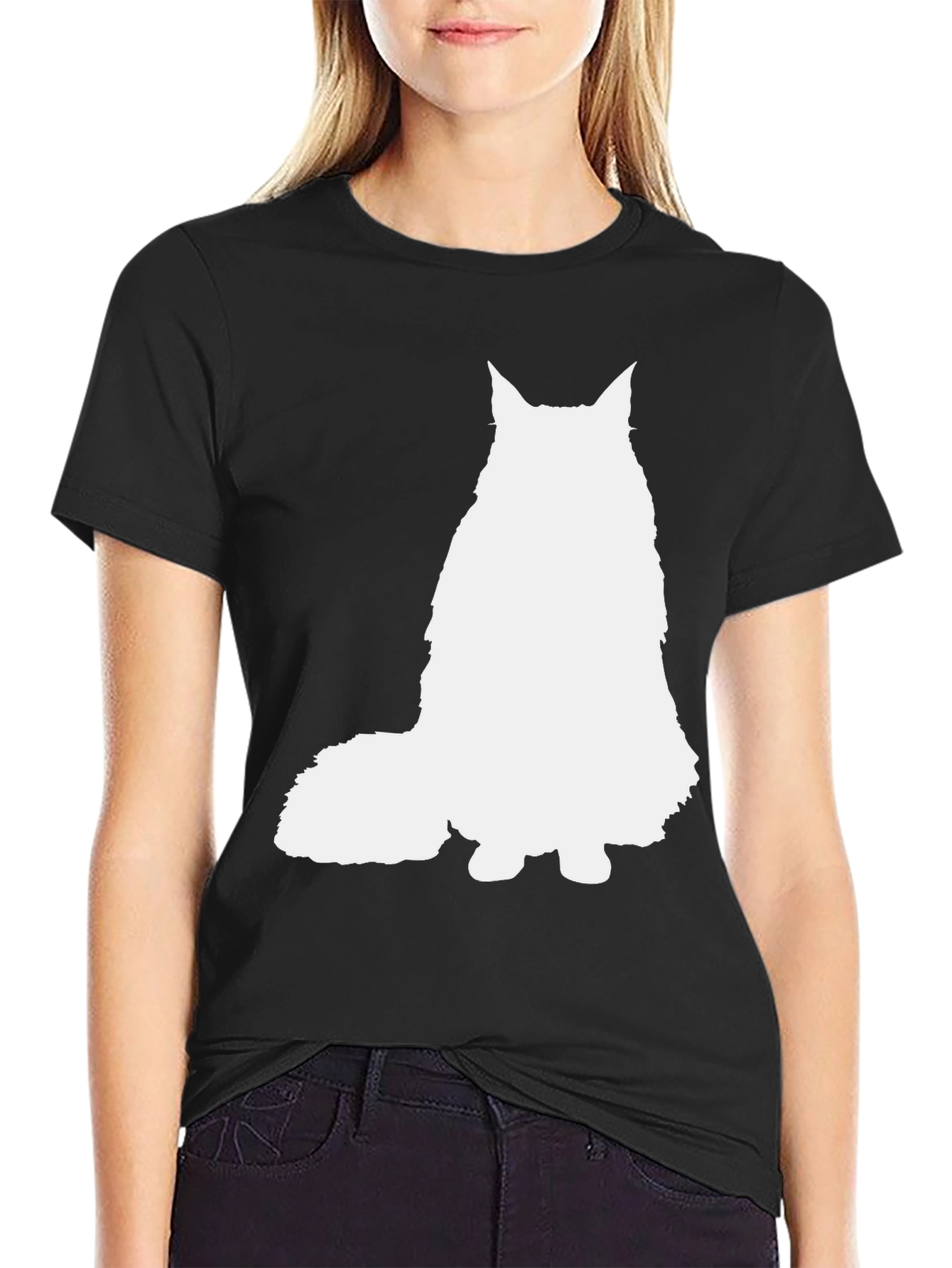 Cat Silhouette Tee - Unisex Graphic T-Shirt