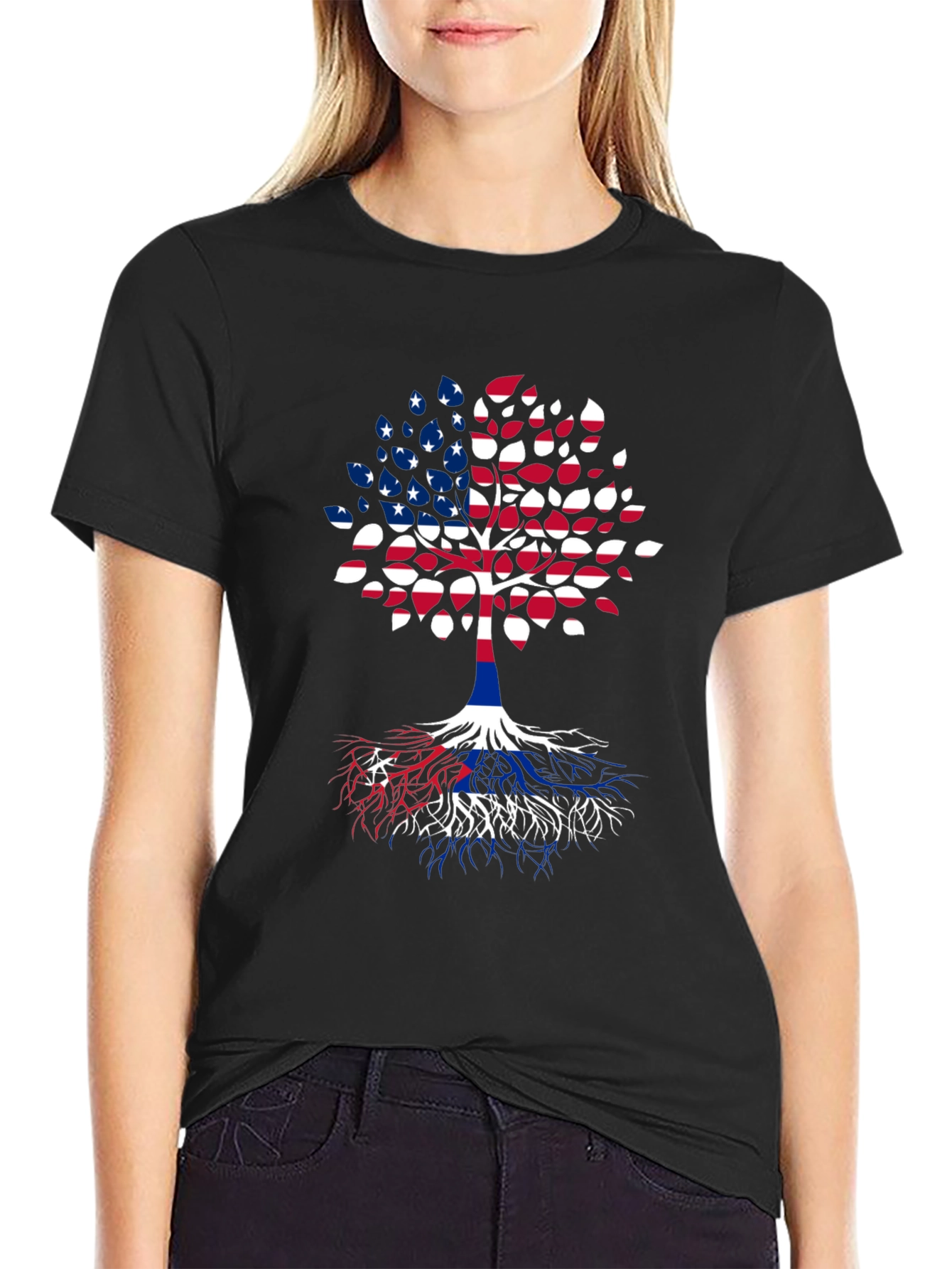 USA Cuba Roots Graphic T-Shirt