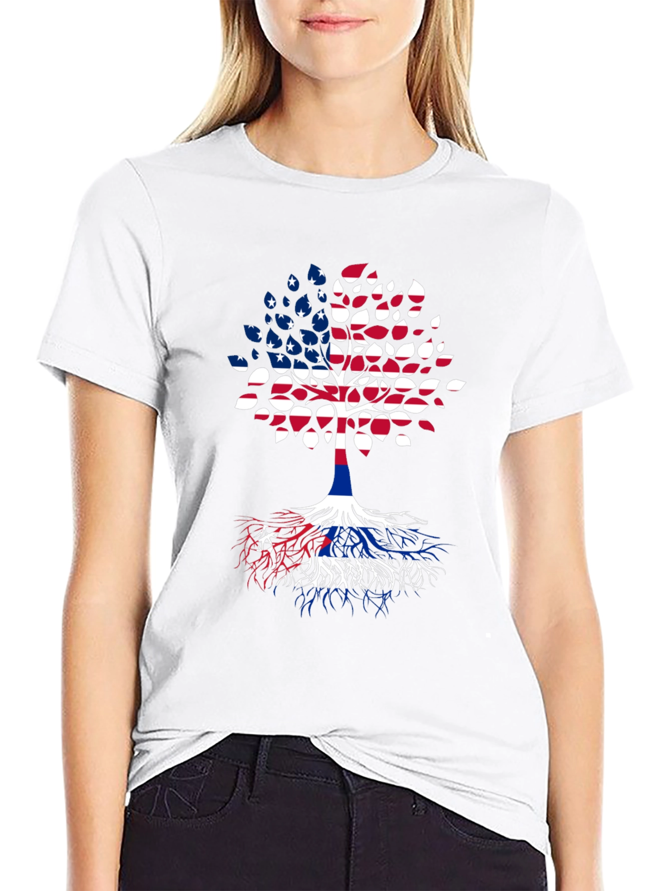 USA Cuba Roots Graphic T-Shirt
