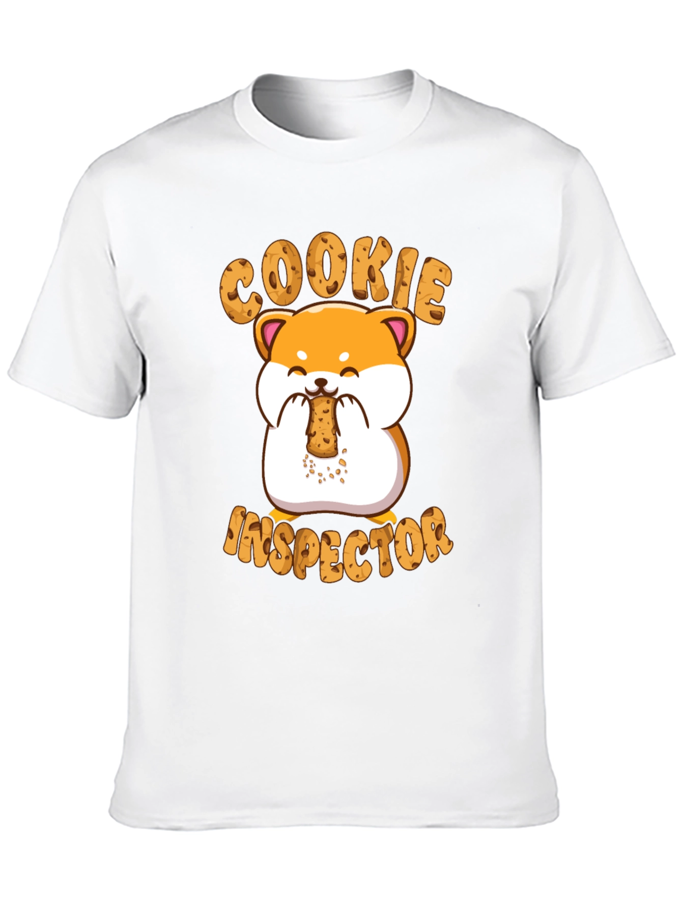 Cookie Inspector T-Shirt - Cute Hamster Design