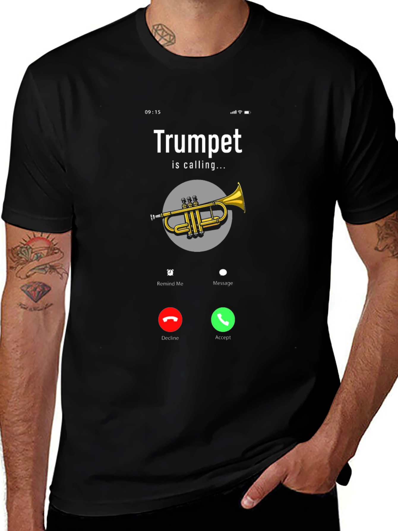 Trumpet Calling T-Shirt - Musician Humor Tee