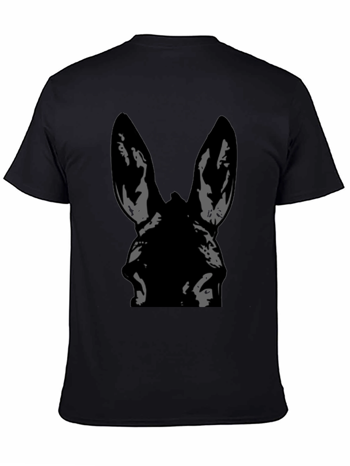 Donkey Graphic Tee - Black Cotton T-Shirt
