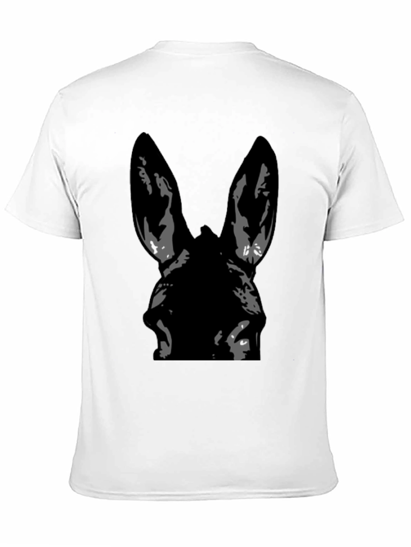 Donkey Graphic Tee - Black Cotton T-Shirt