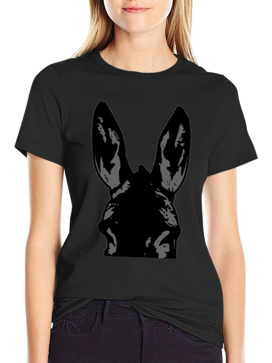 Donkey Graphic Tee - Black Cotton T-Shirt