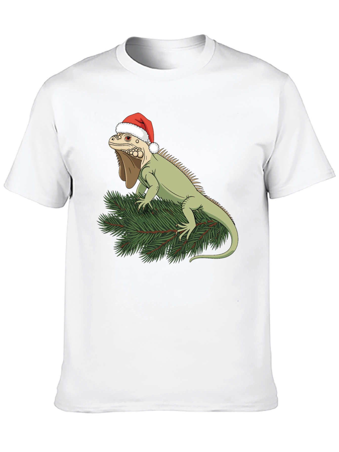 Festive Iguana Christmas T-Shirt