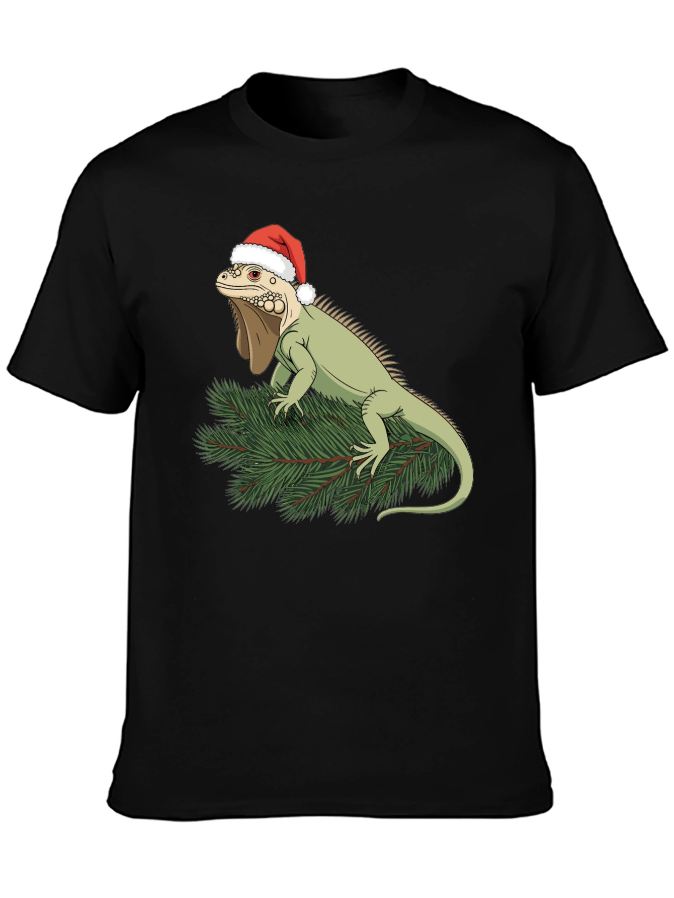 Festive Iguana Christmas T-Shirt