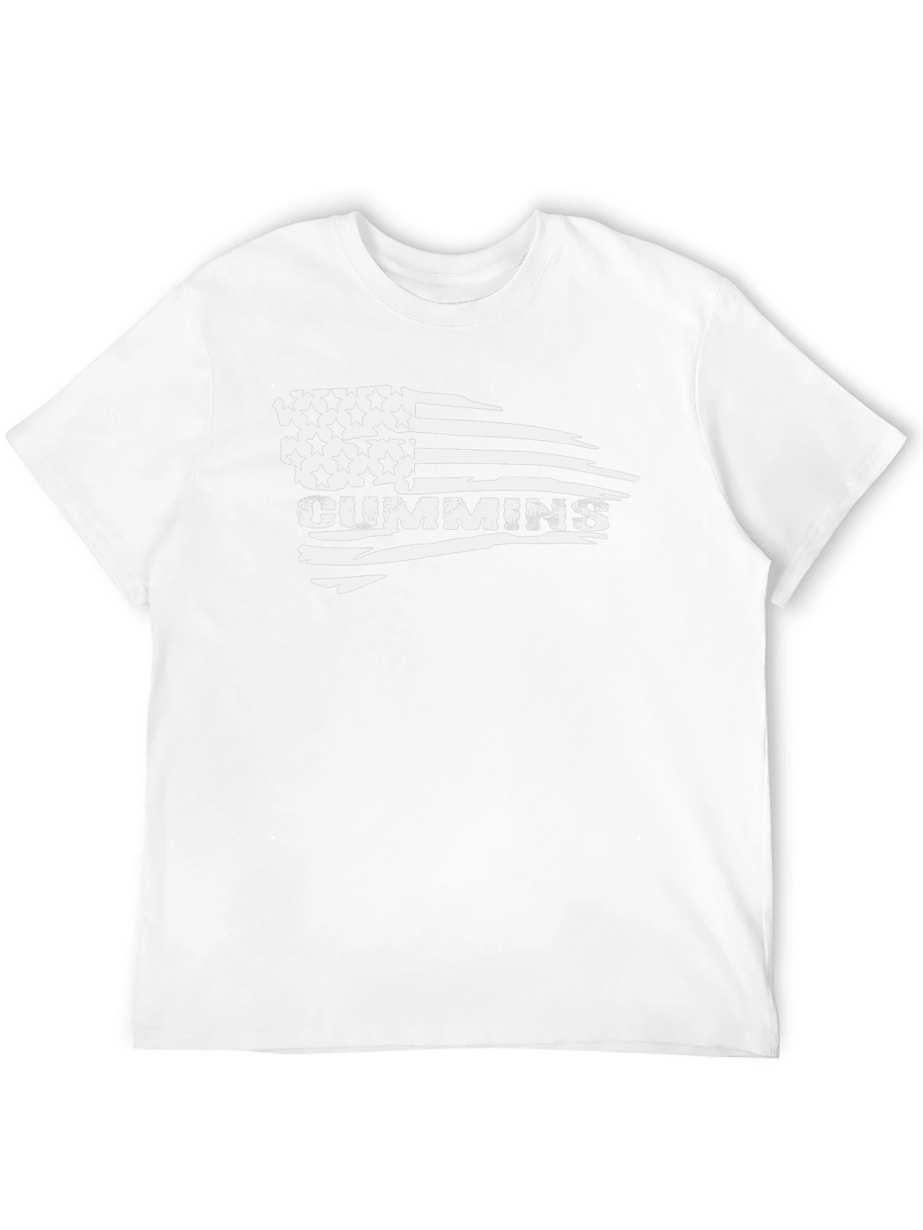 Cummins American Flag Graphic Tee - Black Cotton