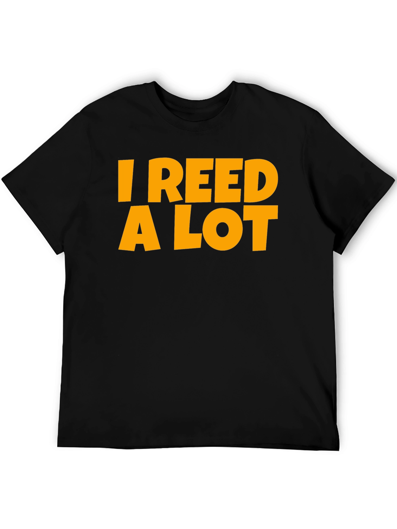 I Reed A Lot T-Shirt - Black Graphic Tee