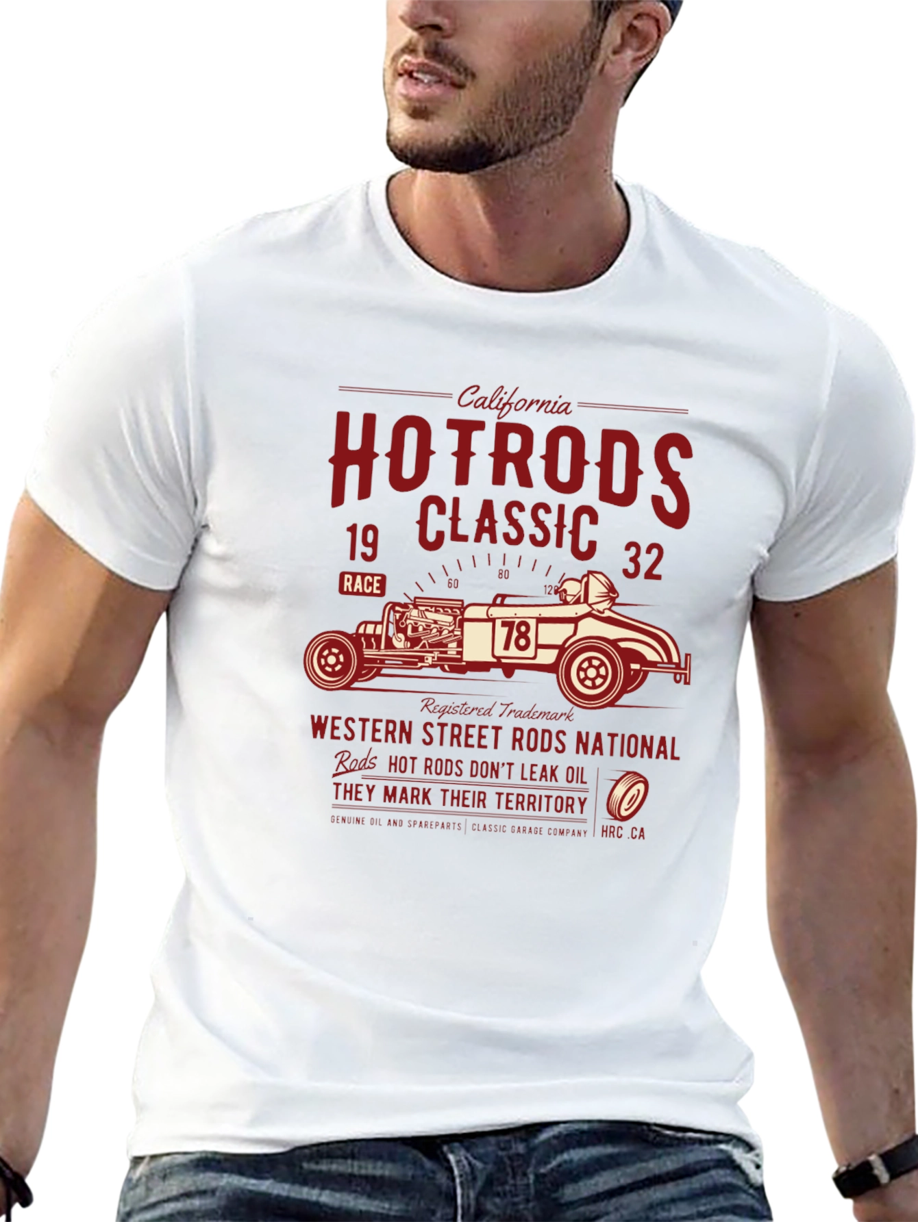 Hot Rods Classic Black T-Shirt