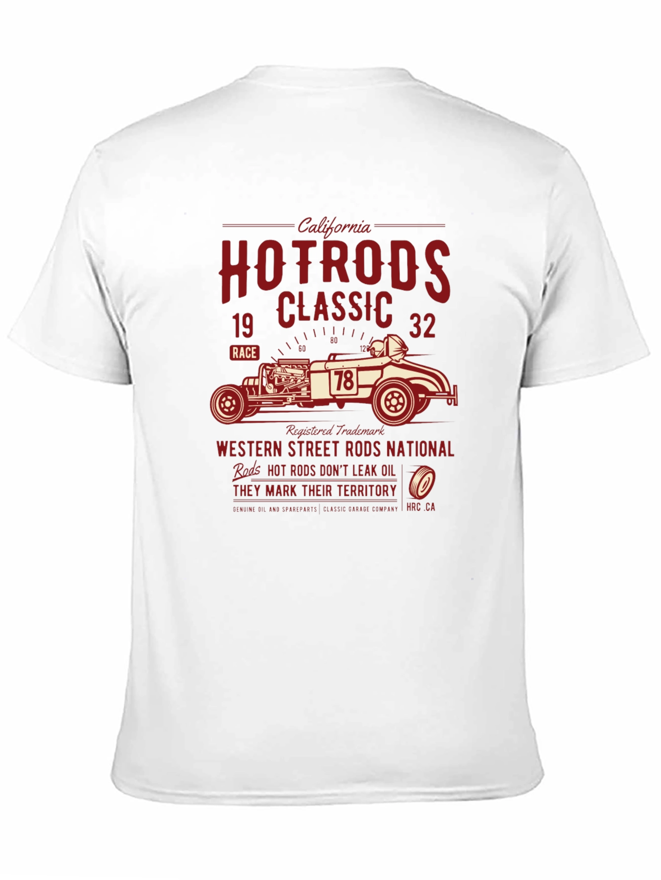 Hot Rods Classic Black T-Shirt