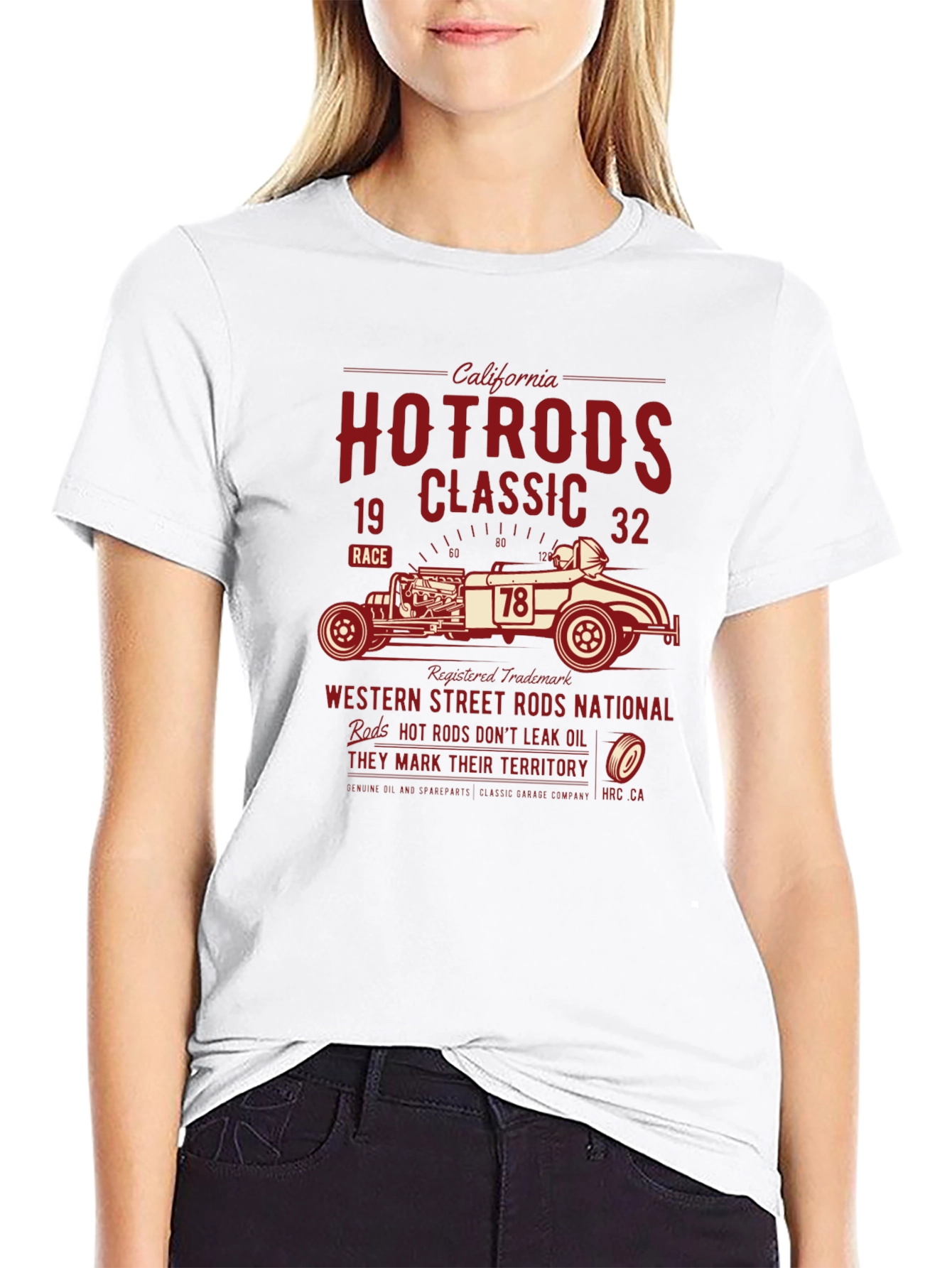 Hot Rods Classic Black T-Shirt