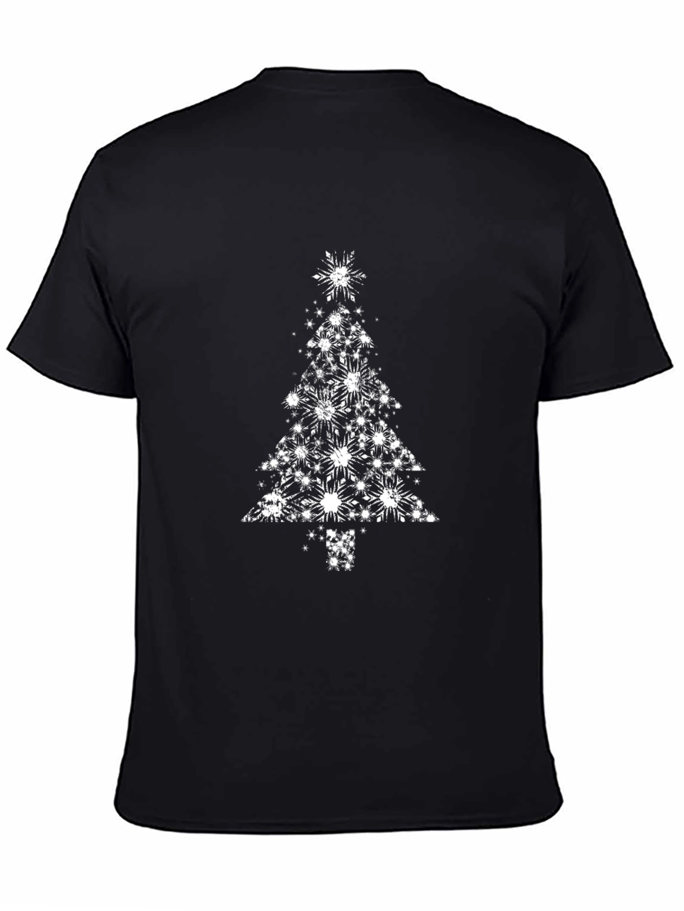 Festive Snowflake Christmas Tree Graphic Tee