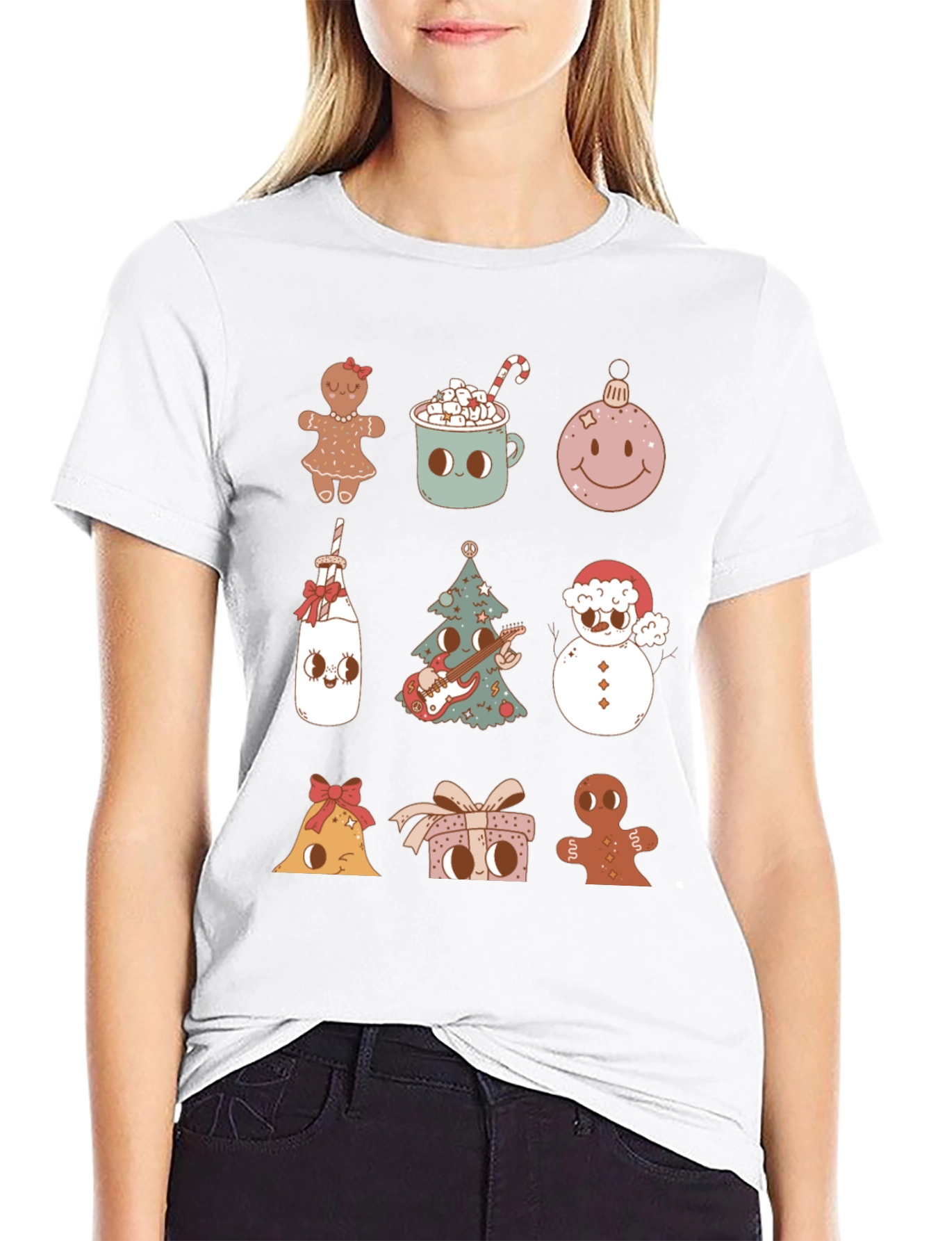 Cute Christmas Cartoon T-Shirt