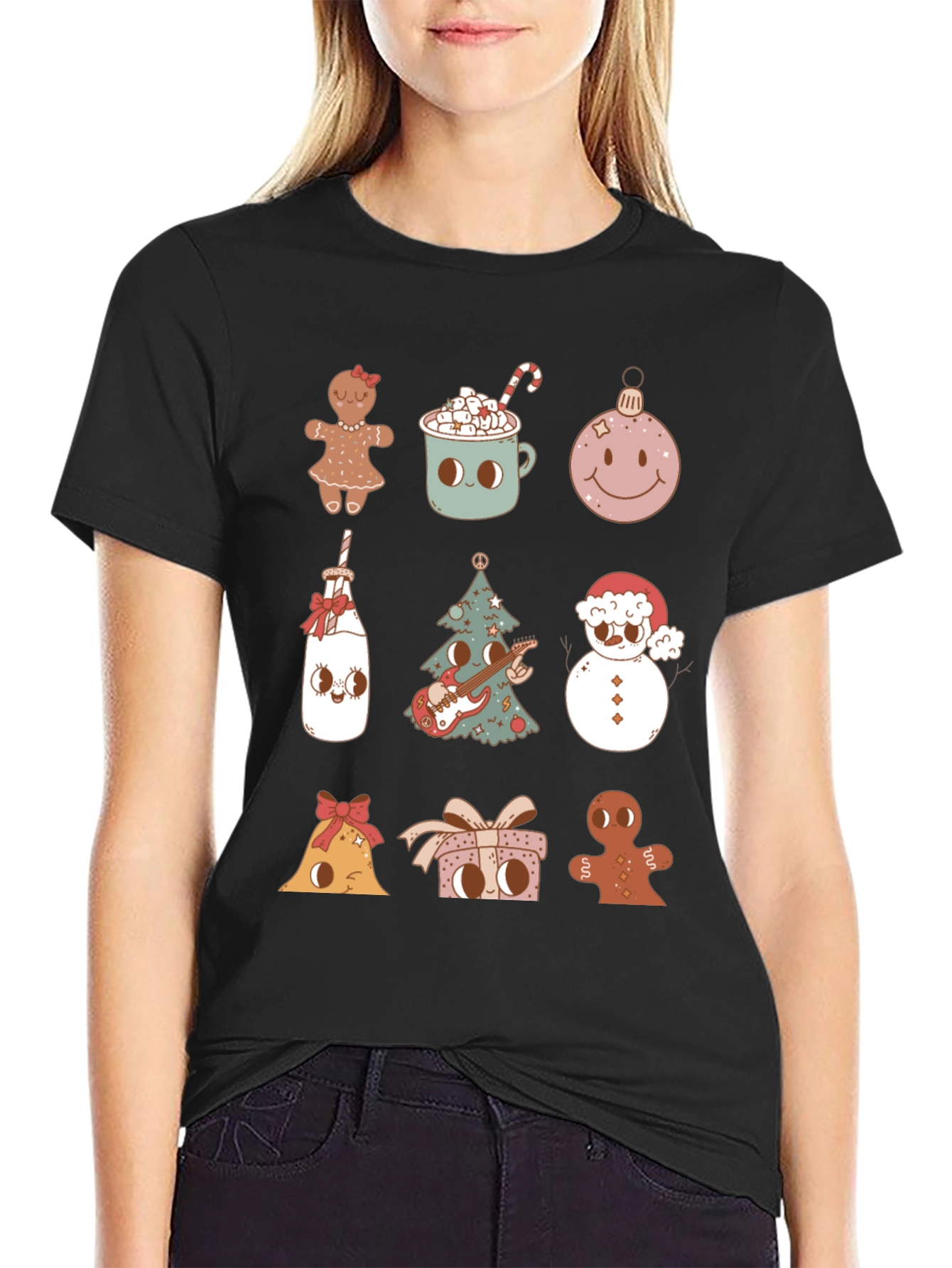 Cute Christmas Cartoon T-Shirt
