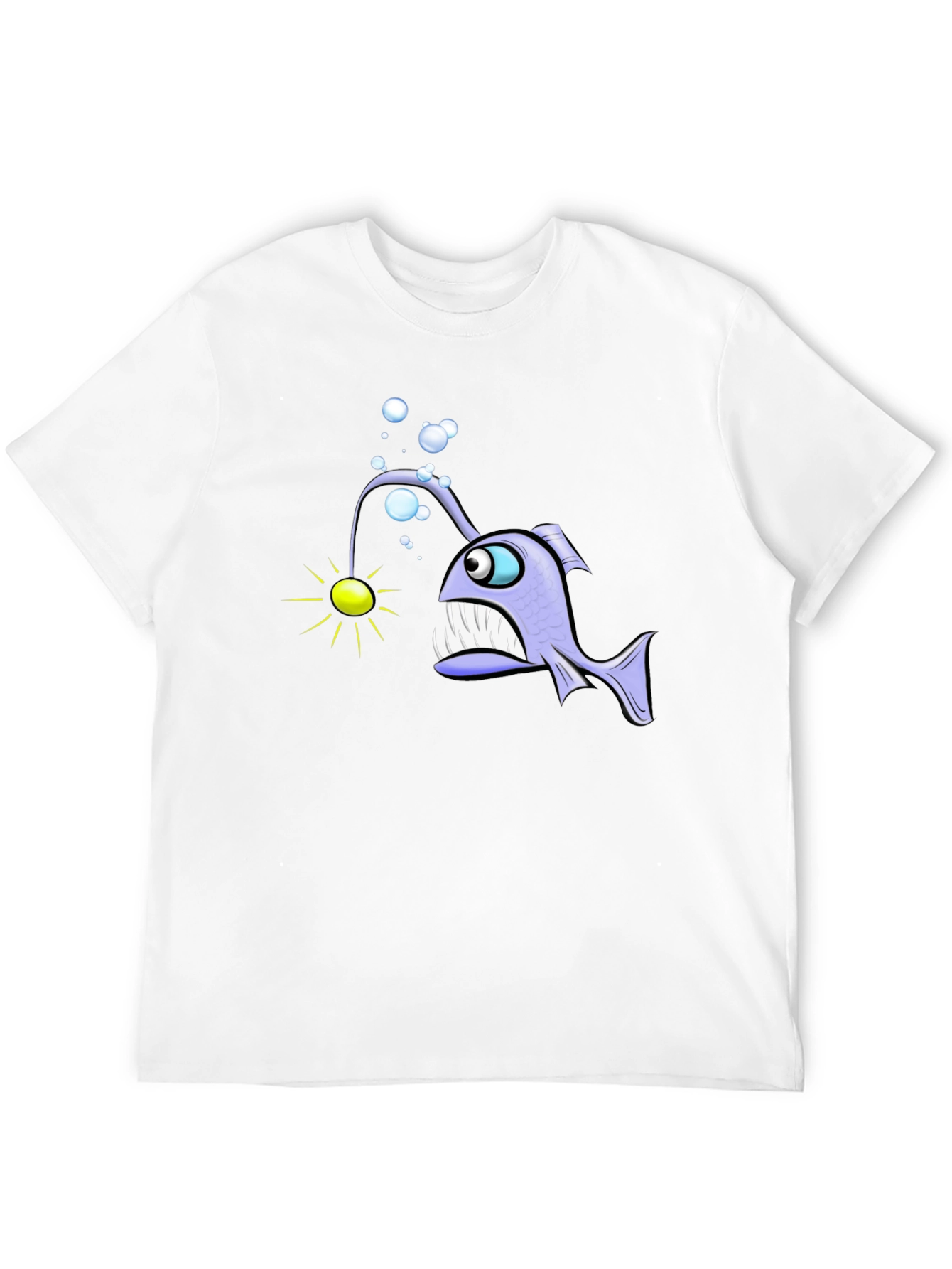 Angler Fish Graphic T-Shirt - Unique Design